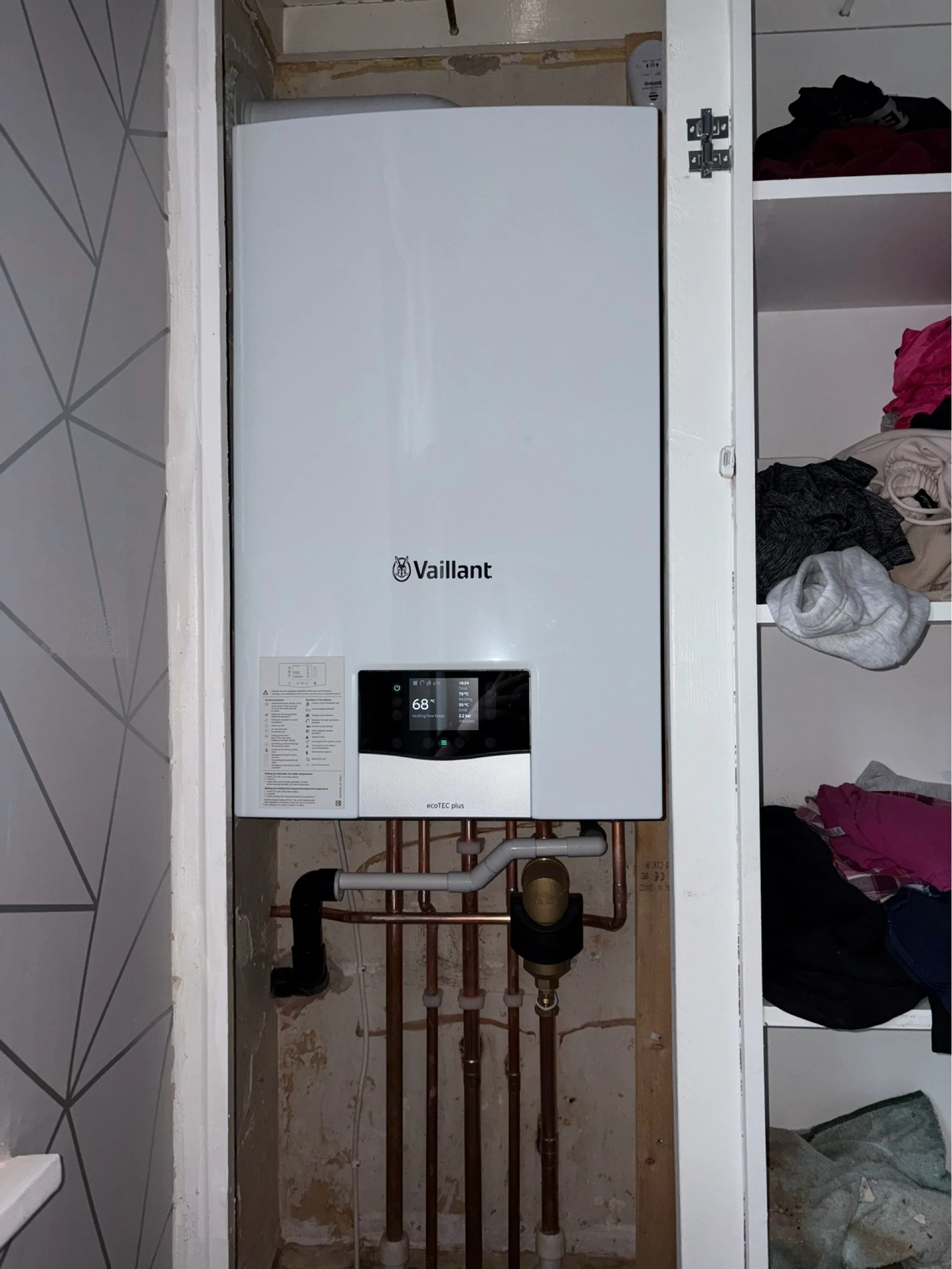 New boiler installation with 10 year warranty!