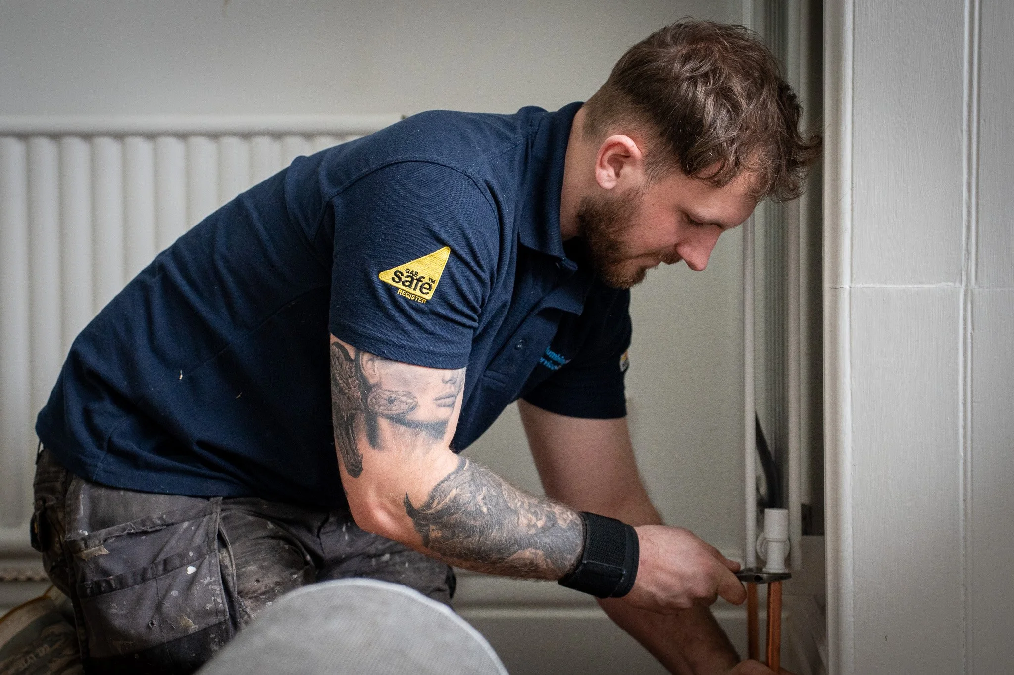 Gas Safe registered plumbing and heating engineer working in Morecambe and Lancaster
