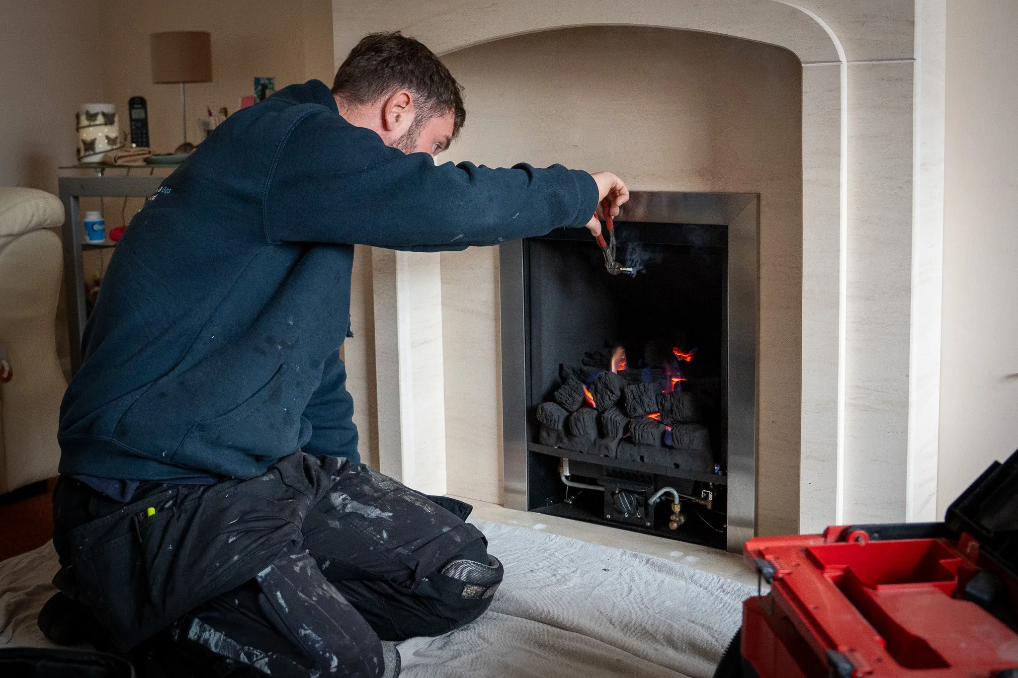 Gas fire servicing in Morecambe and Lancaster