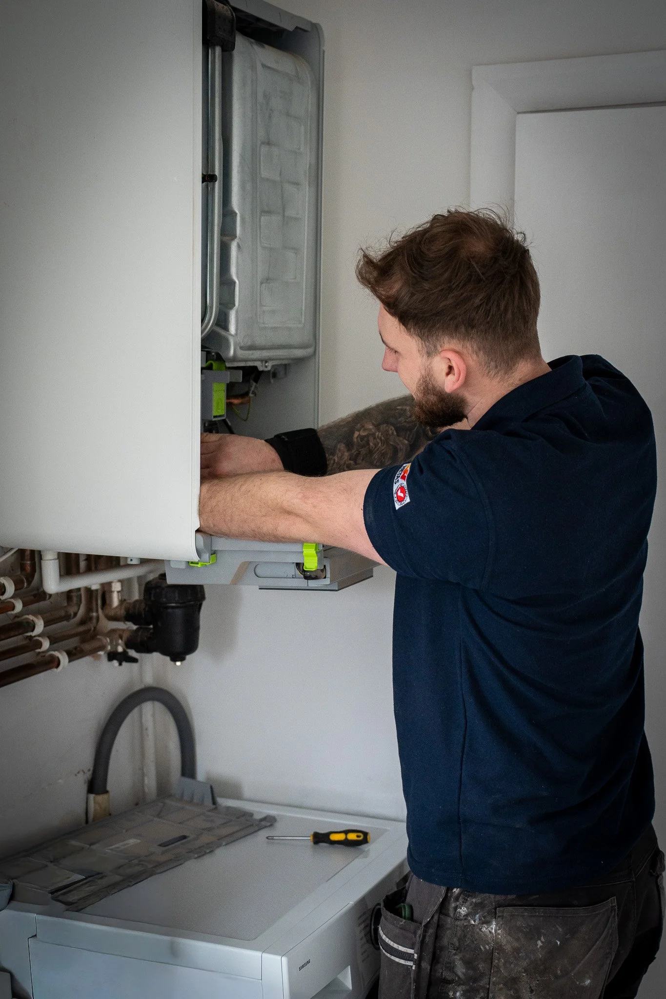 Central heating installation by experienced plumber in Lancaster