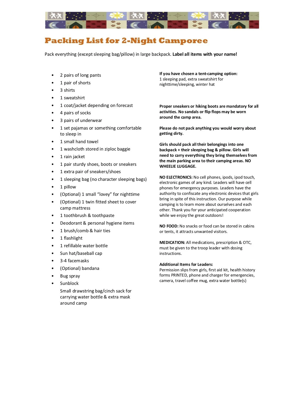 Camporee 2024 — Girl Scouts of Mill Creek