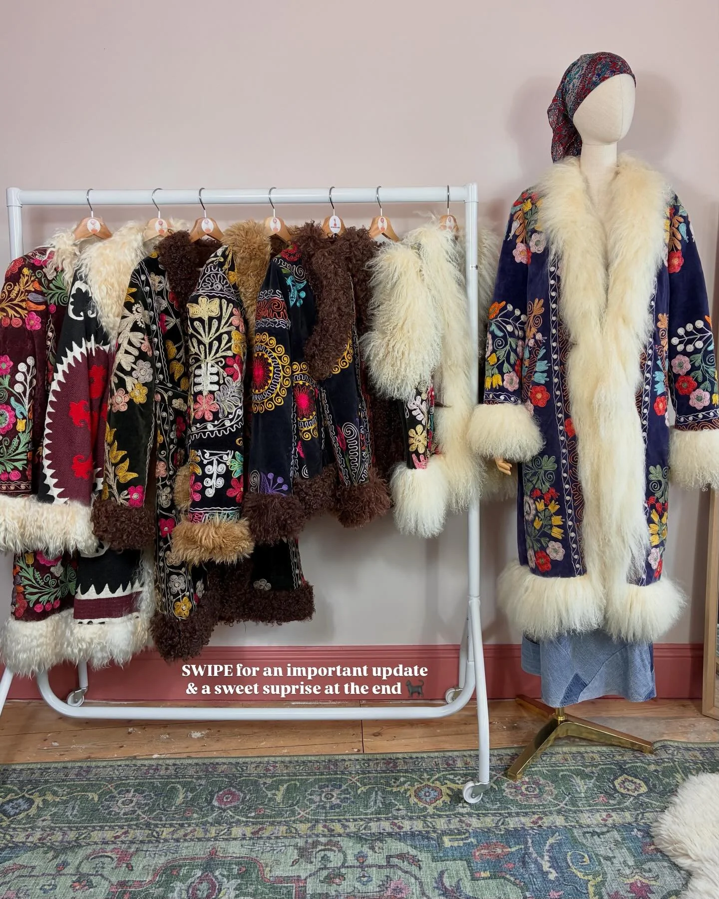 ✨Important Update✨ The LAST drop of PENNY Coats &amp; Waistcoats will now be launching on the website: on Sunday 26th April at 7PM (UK time) 🌹

A small selection of extra special treasures - handmade with love, designed to be cherished. Adorned with