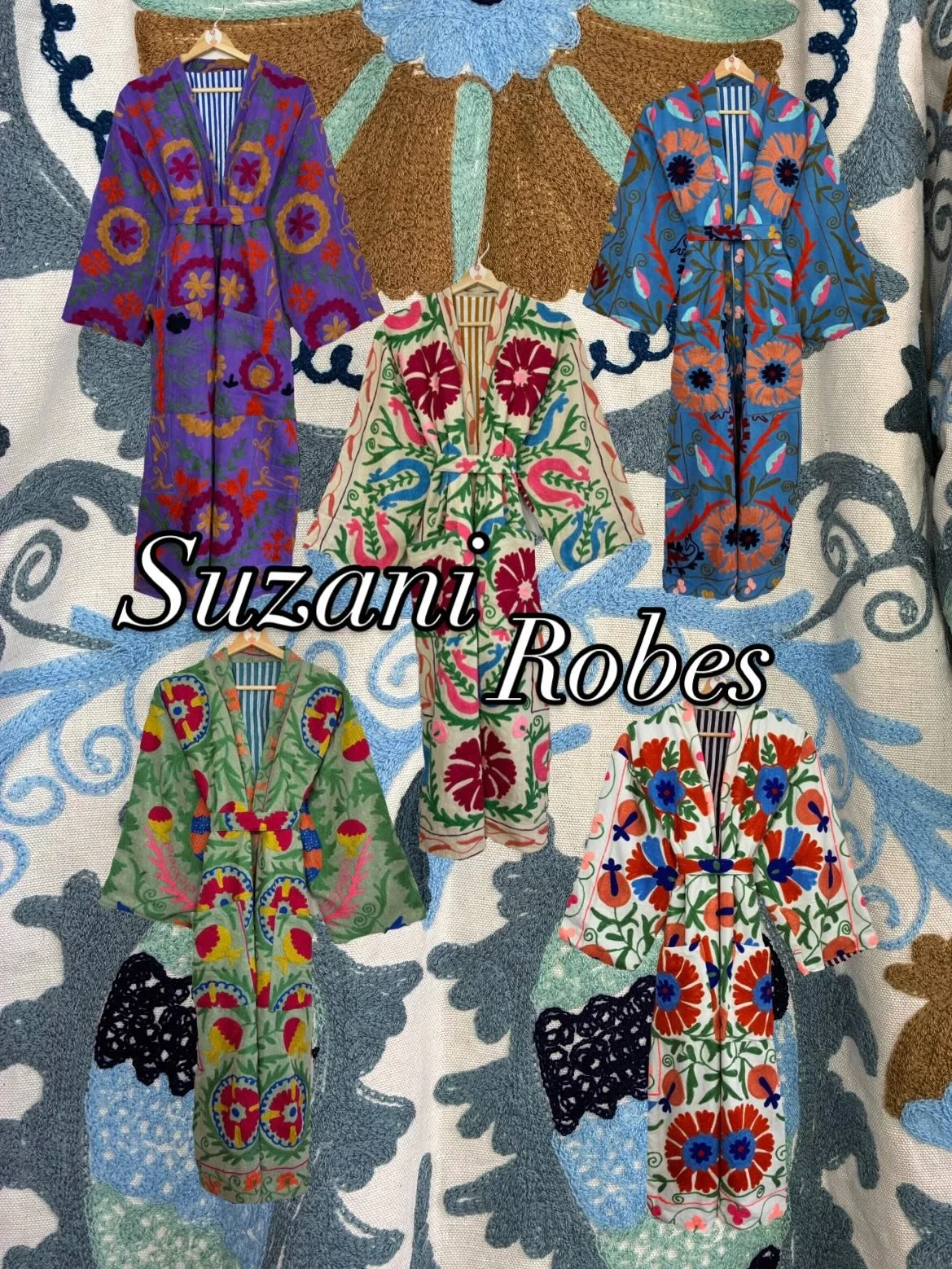 Bold. Bright. Beautiful. Gaurentted to brighten up your day 🌈 Suzani Robes ~ Launching Friday at 7PM !!

A timeless wardrobe staple ~ Designed for comfortable every day styling. Whether you&rsquo;re meeting your friends for coffee, walking the dog, 