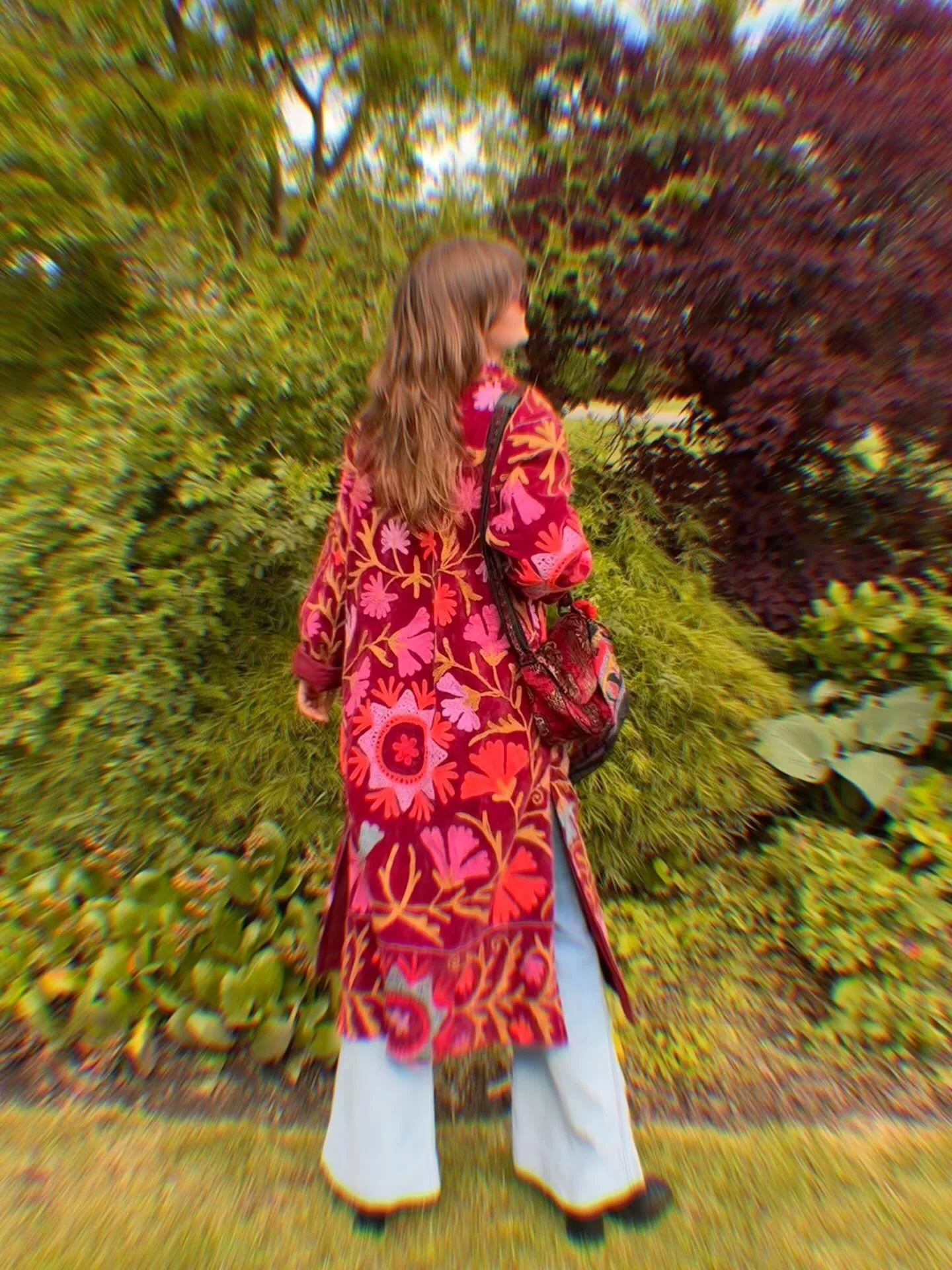 Living in this jacket until someone rips it off my body 🫣💕 Which HENDRIX Jacket is your favourite? COMMENT below 🔮🎸💫🤘🏼 

#dopaminedressing at its finest! Guaranteed to brighten up your day! 🌈 

💜 S O F T  Velvet 
💗 Suzani Embroidered 
💚 10