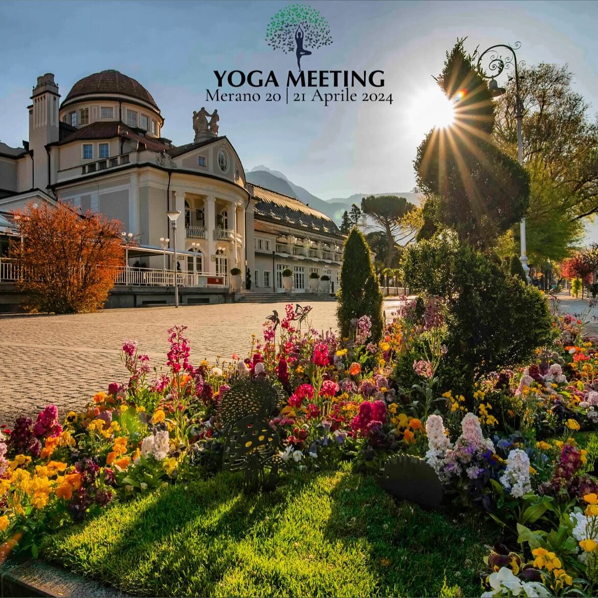 La primavera veste Merano del suo abito pi&ugrave; raffinato. La natura si risveglia dal suo sonno invernale e adorna i parchi e i giardini della citt&agrave; con un trionfo di colori e profumi. Il mite clima primaverile di Merano vi invita a Yoga Me