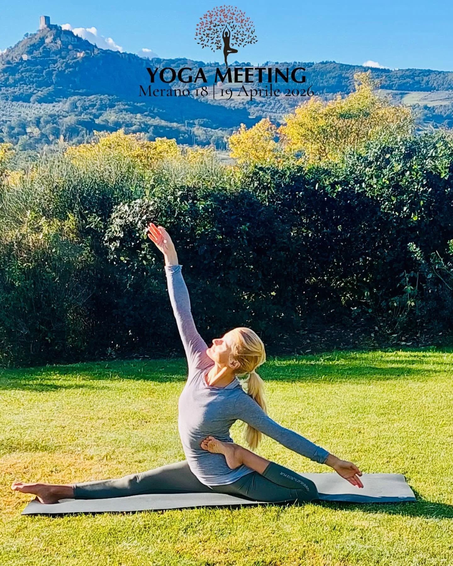 Una pratica che invita all&rsquo;ascolto del respiro e del cuore, immersa in spazi armonici.
&mdash; Gaia Bergamaschi

📍 Yoga Meeting Merano
18 | 19 Aprile 2026
#healingharmony
🪷
Gaia Bergamaschi | Vinyāsa
Sar&agrave; presente con due appuntamenti: