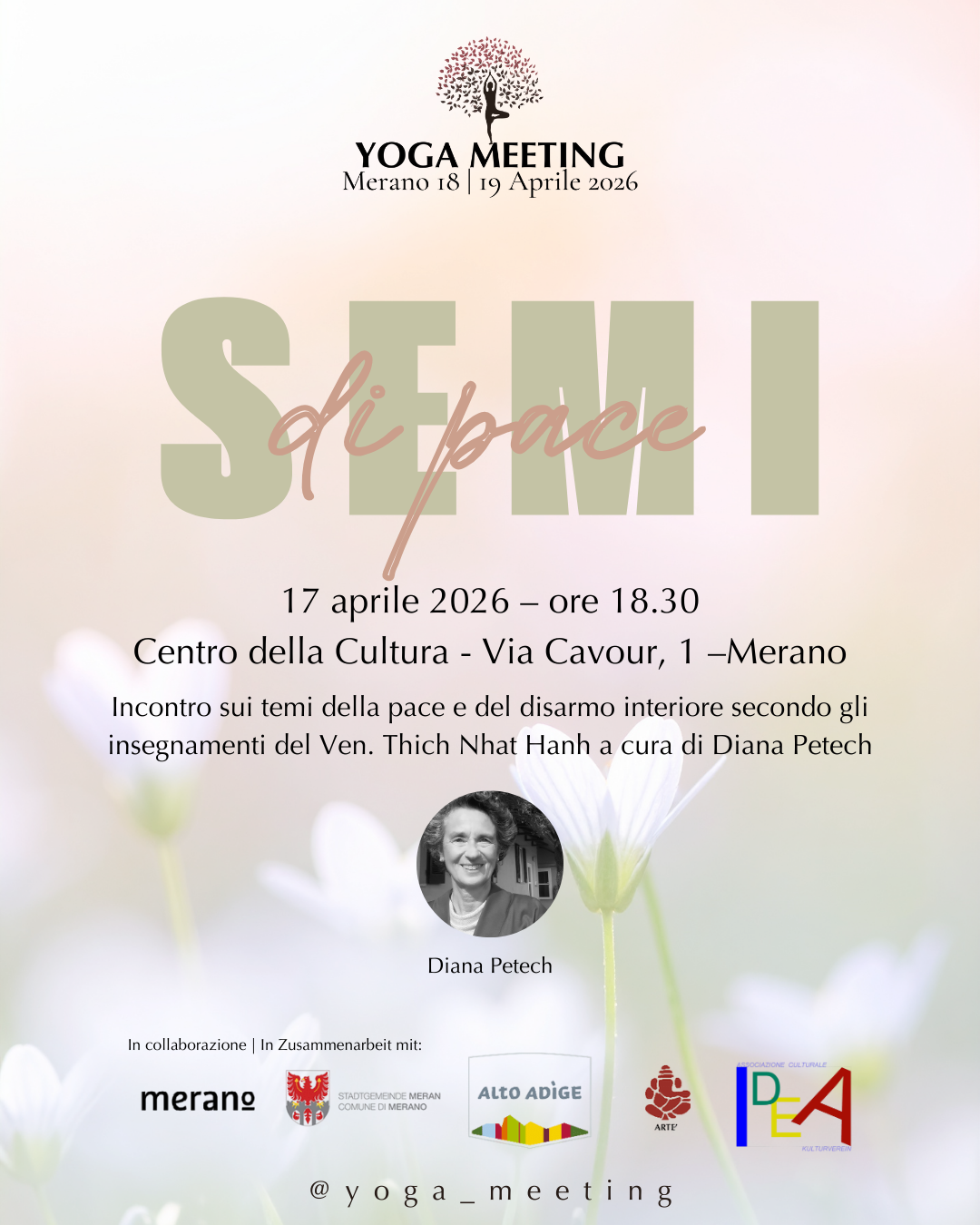 Incontro sui temi della pace e del disarmo interiore secondo gli insegnamenti del Ven. Thich Nhat Hanh a cura di Diana Petech
