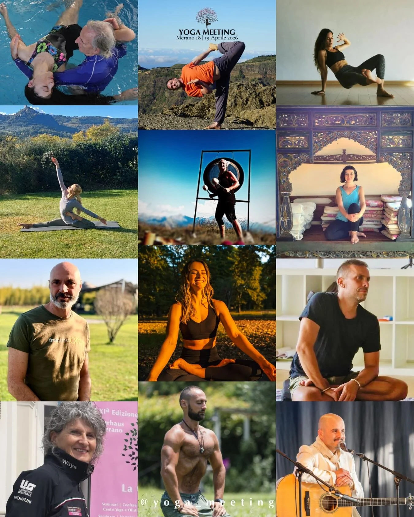 I grandi maestri dello yoga contemporaneo si incontrano a Merano il 18.19 Aprile .

Due giorni di pratiche, visioni ed esperienze guidate da insegnanti provenienti da percorsi e tradizioni diverse, uniti da un unico intento: accompagnarti verso equil