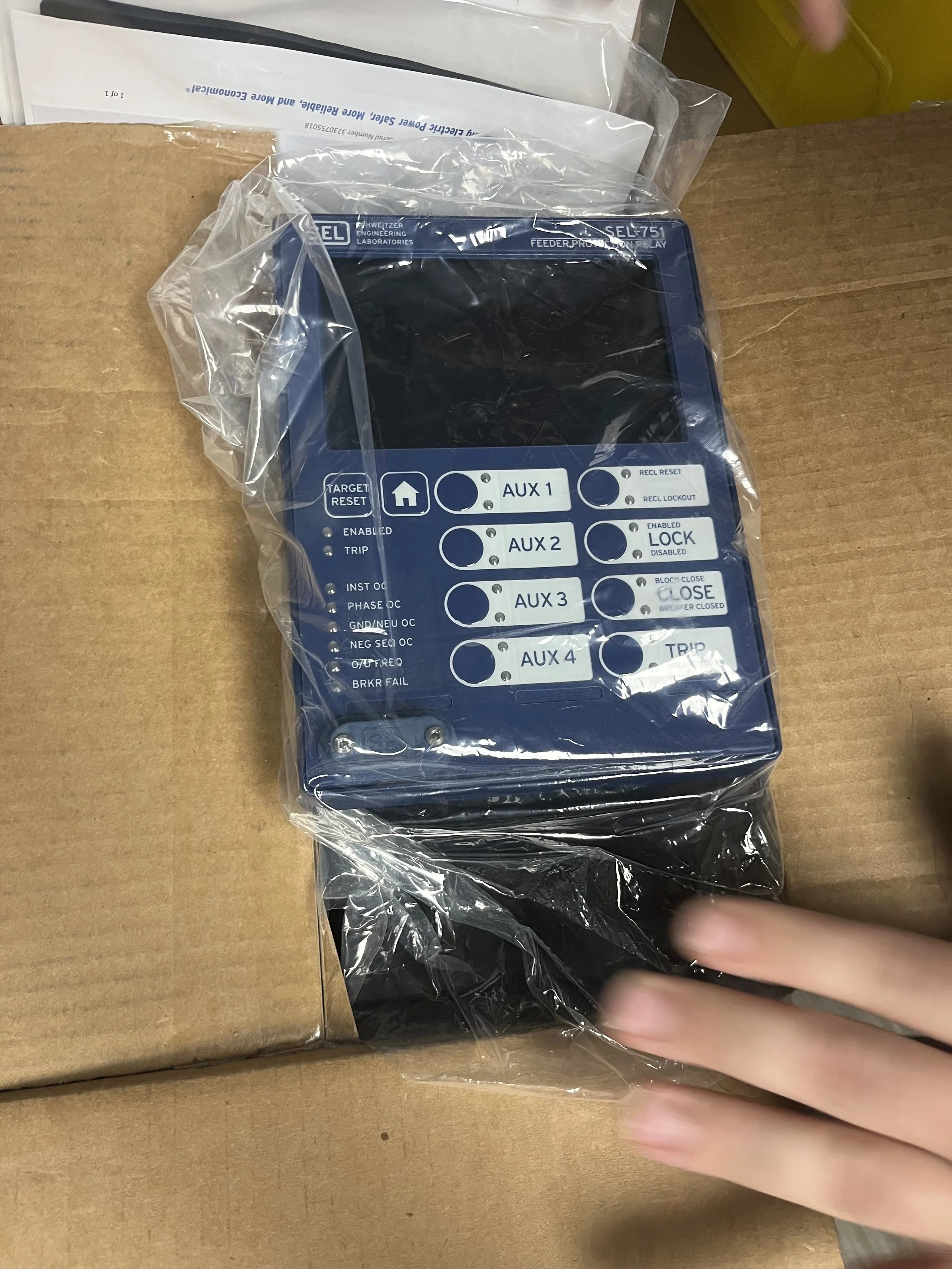 SEL-751 Relay