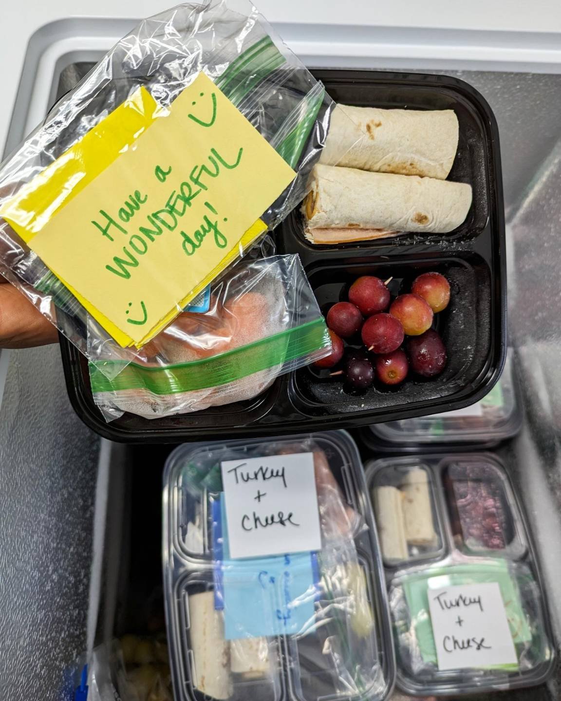 Huge thank you to Home Church Roswell @homechurchroswell for helping us stock up our freezer! They put together 50 lunchables with delicious and healthy food choices like grapes, carrots, and ham/turkey wraps for our MAPkids to enjoy during spring br