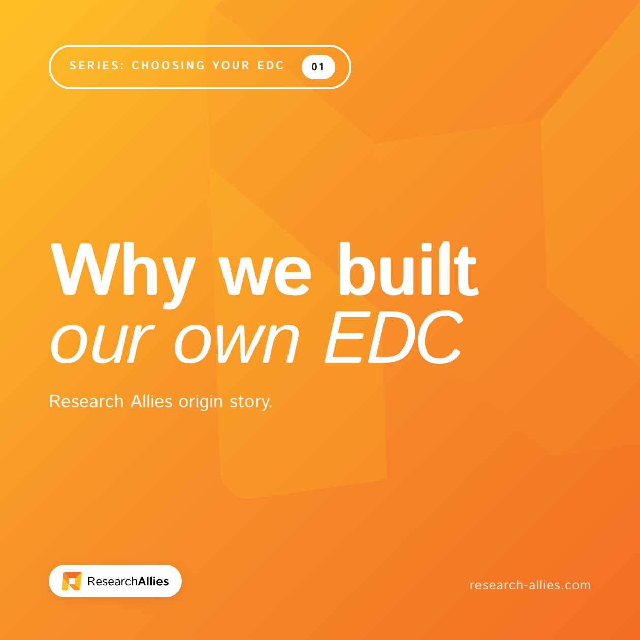 Why We Built Our Own EDC