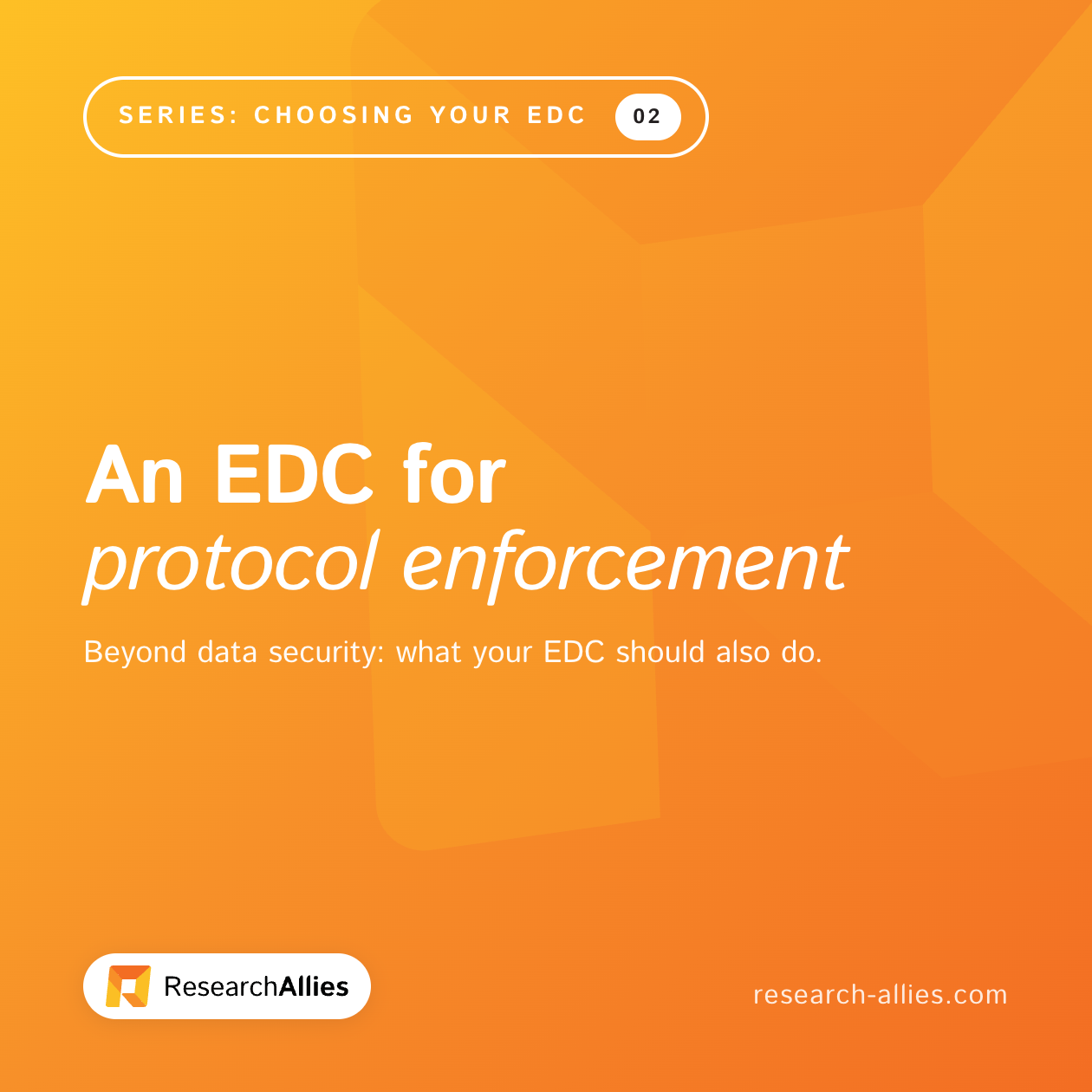 An EDC for protocol enforcement
