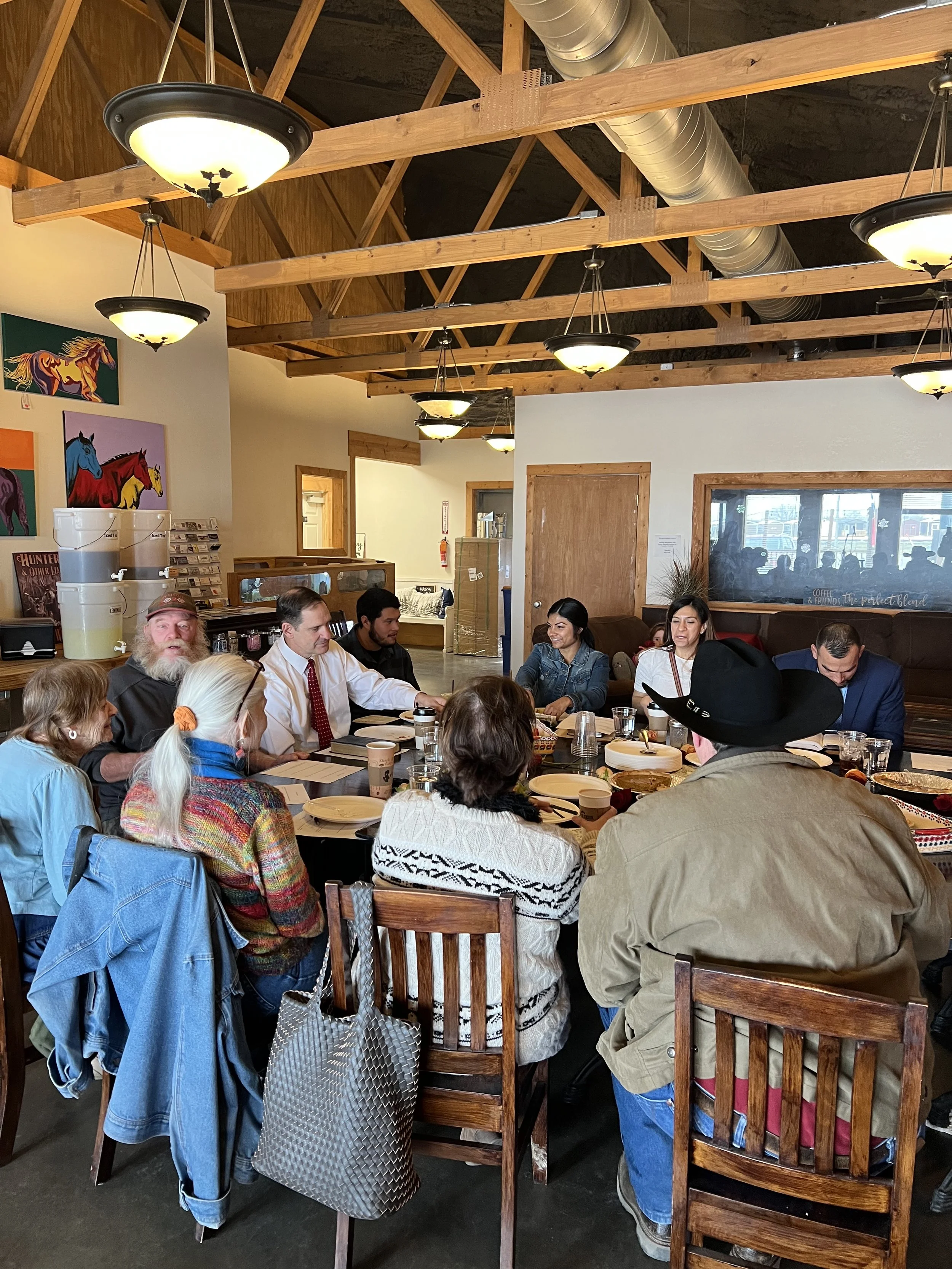 Bible Study & Pie at Silver Creek Coffee Shop