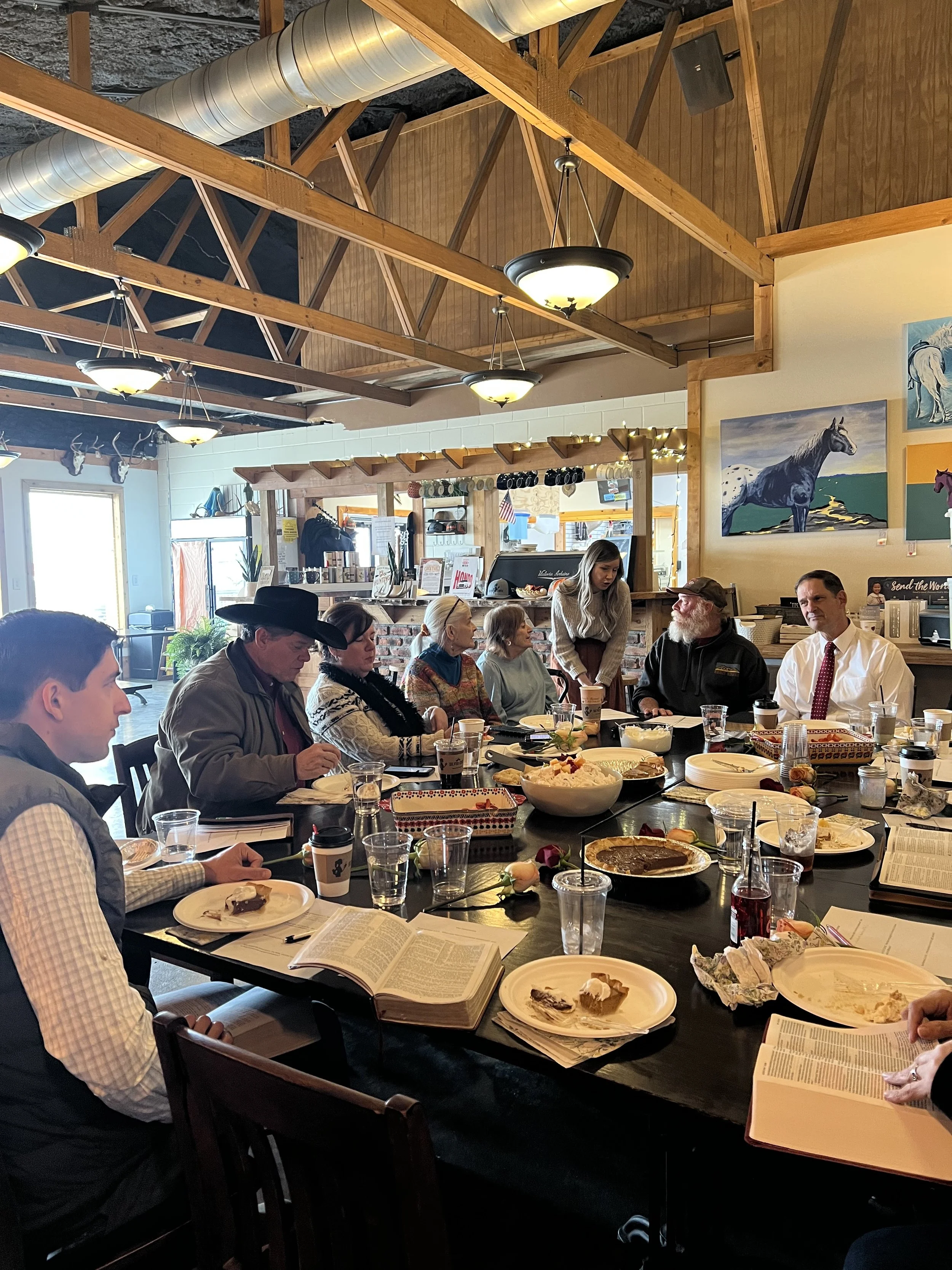 Bible Study & Pie at Silver Creek Coffee Shop