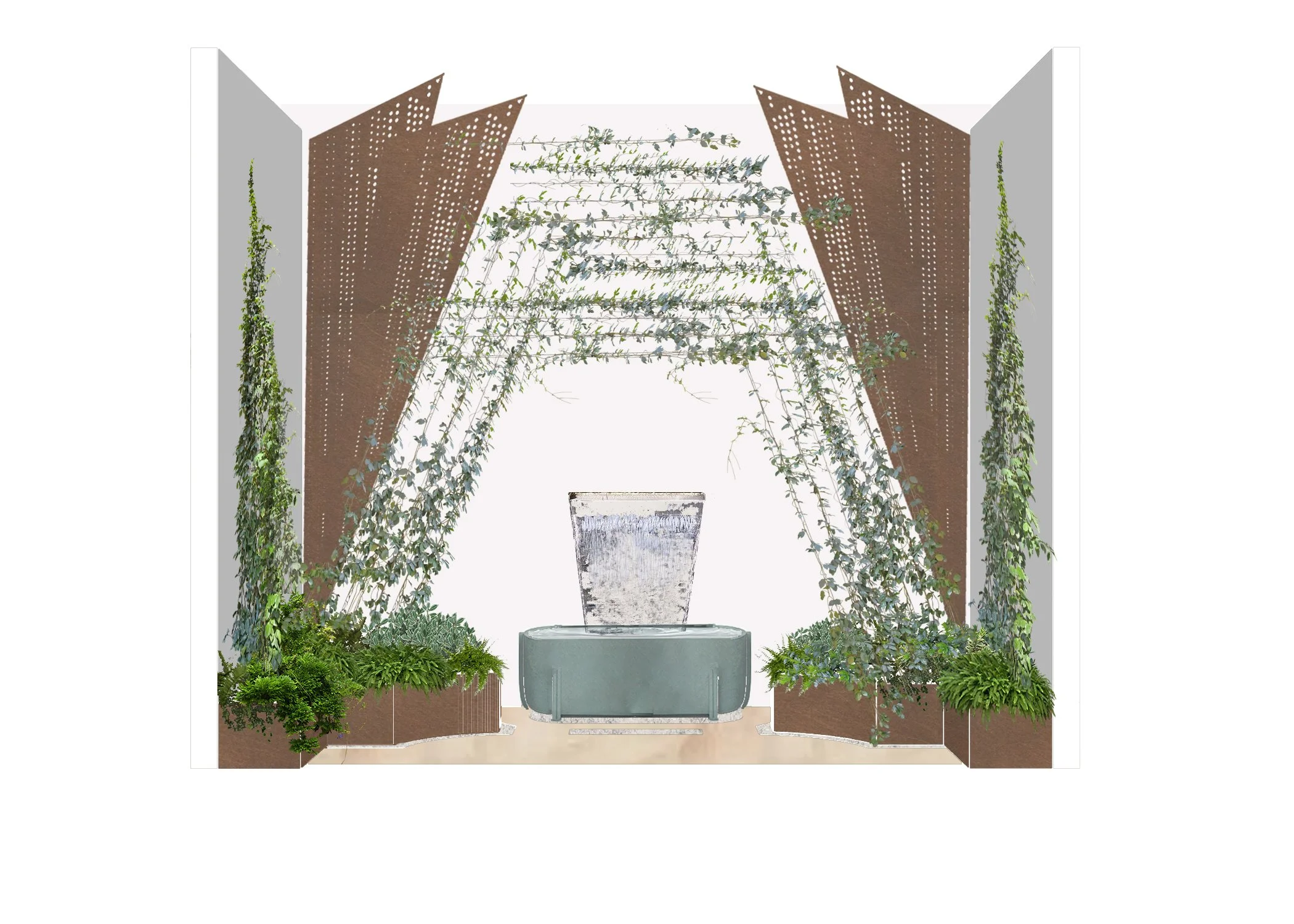 Subterranean Courtyard Garden