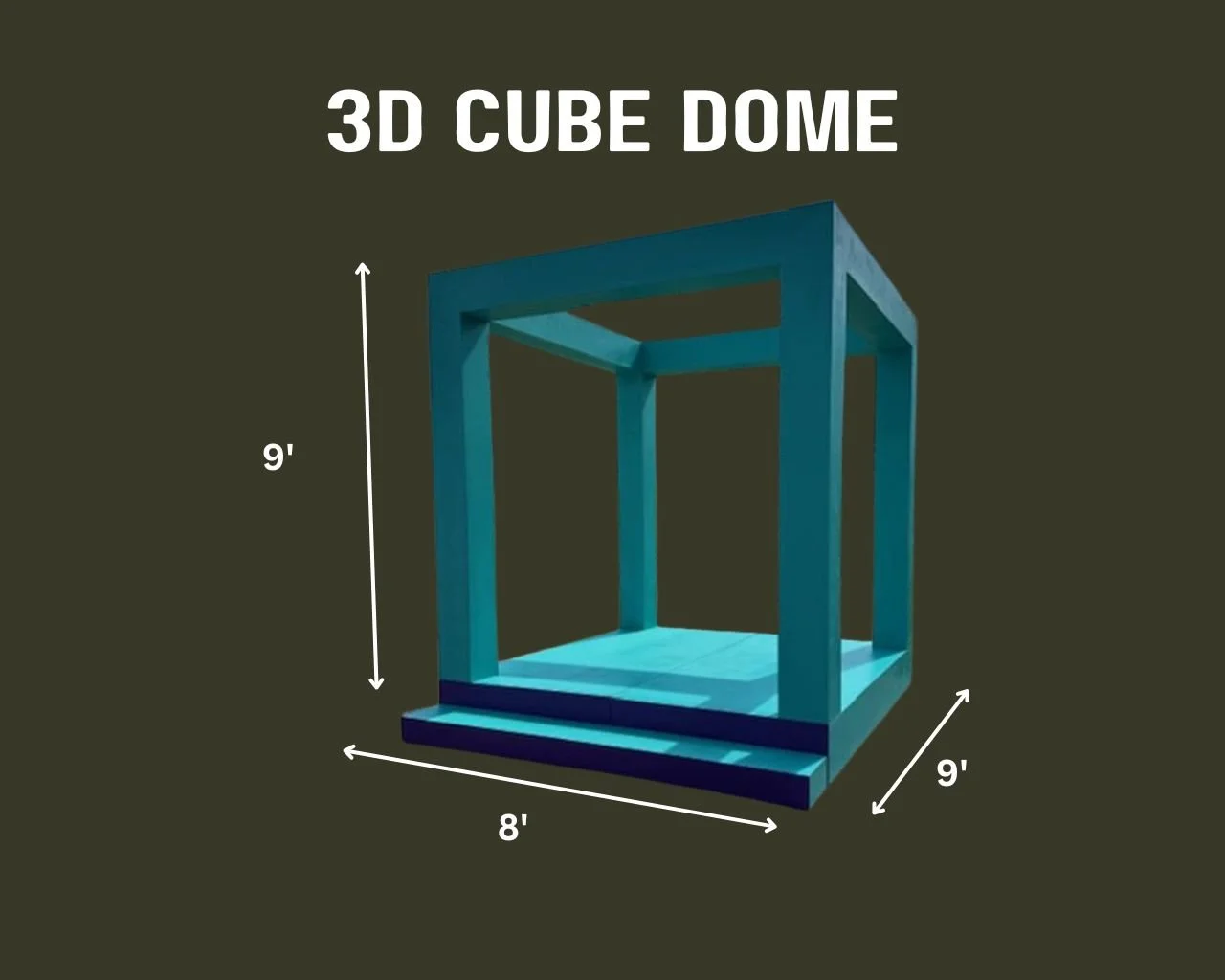 3D CUBE DOME $950