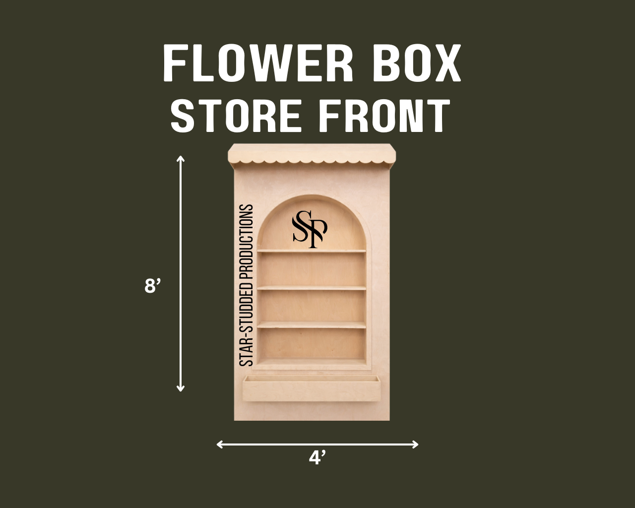 FLOWER BOX STORE FRONT $350