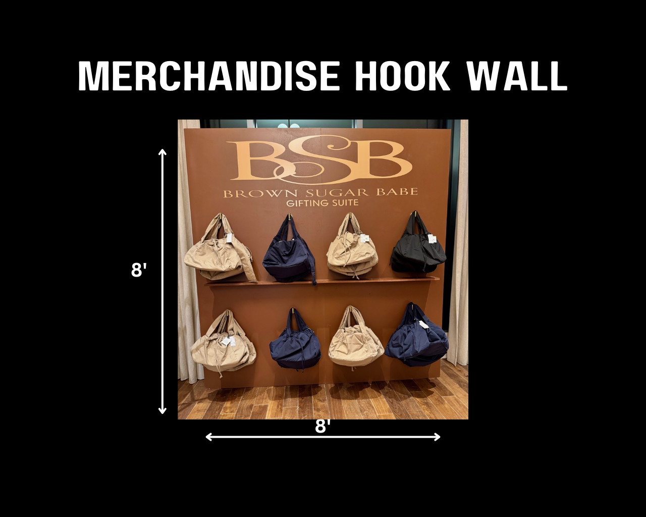 MERCHANDISE HOOK WALL$400