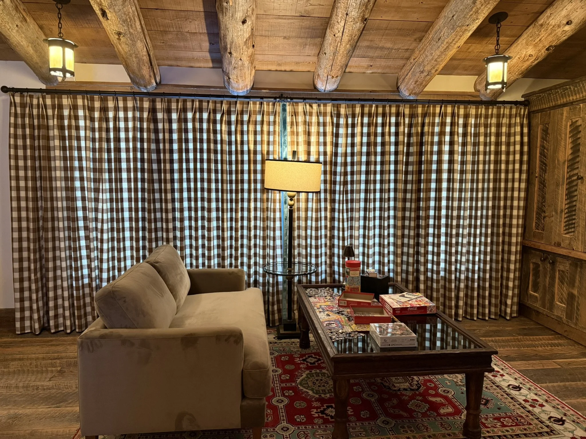 Light Filtering Drapery | Yellowstone Club, Big Sky