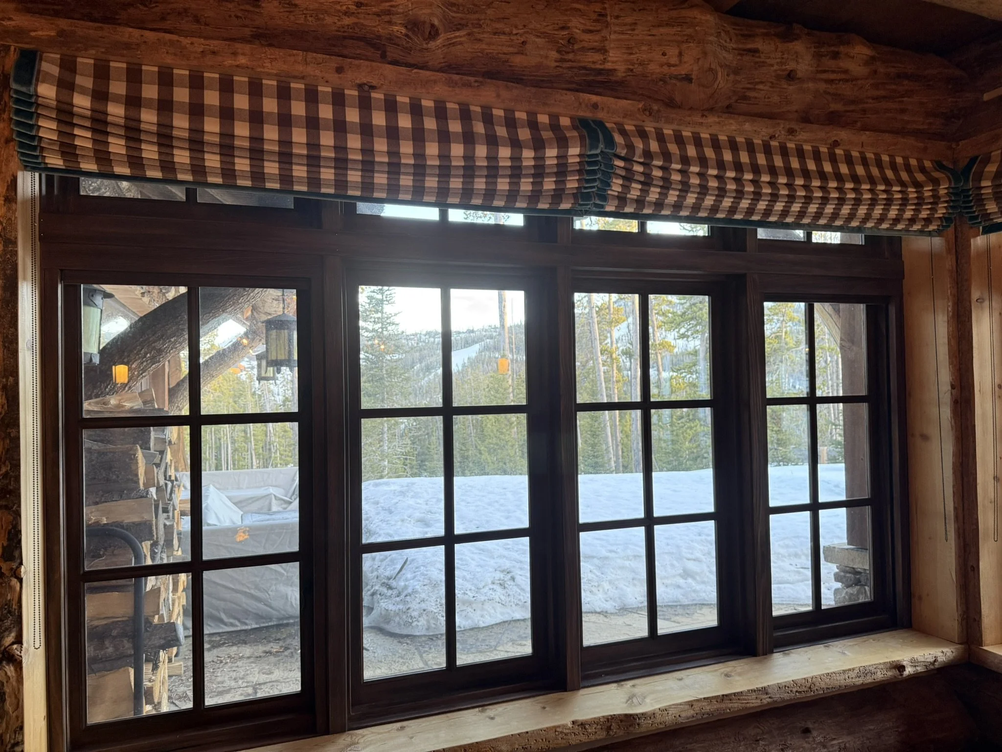 Roman Shades in Yellowstone Club