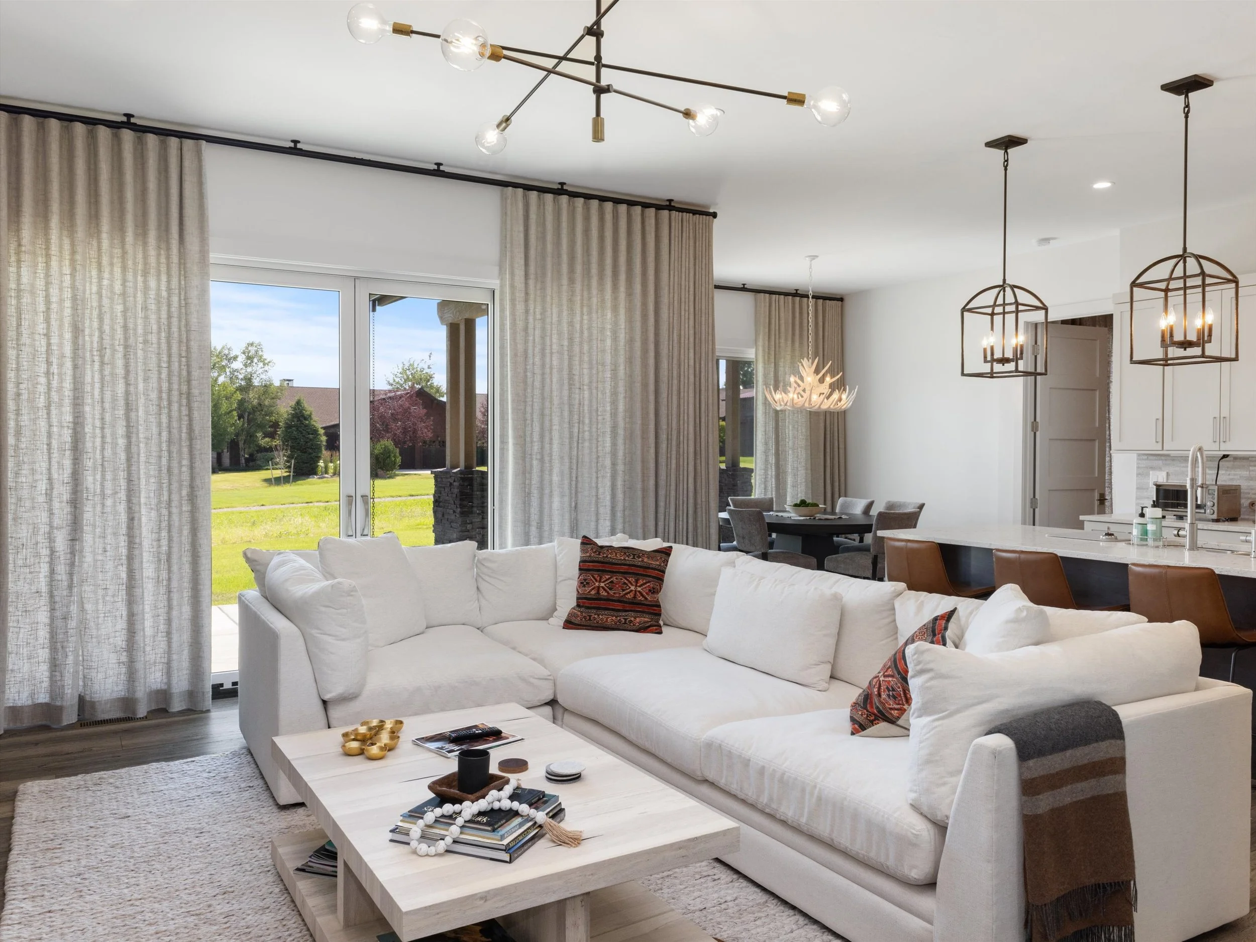 Custom Drapery | Black Bull, Bozeman