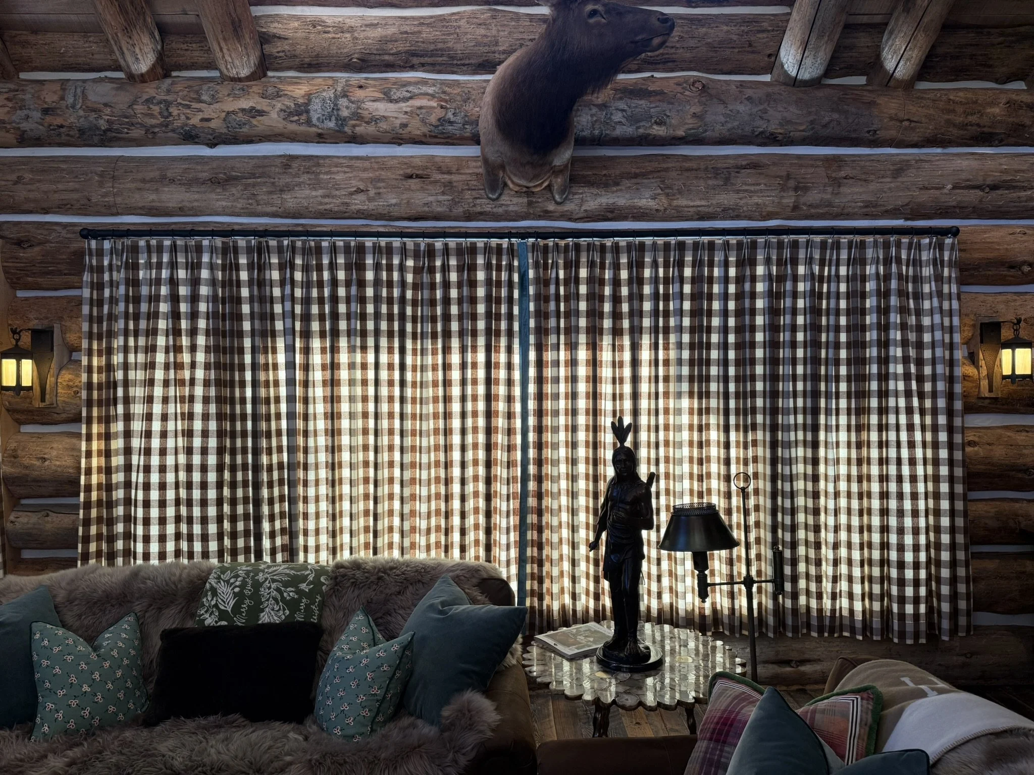 Light Filtering Drapery | Yellowstone Club, Big Sky