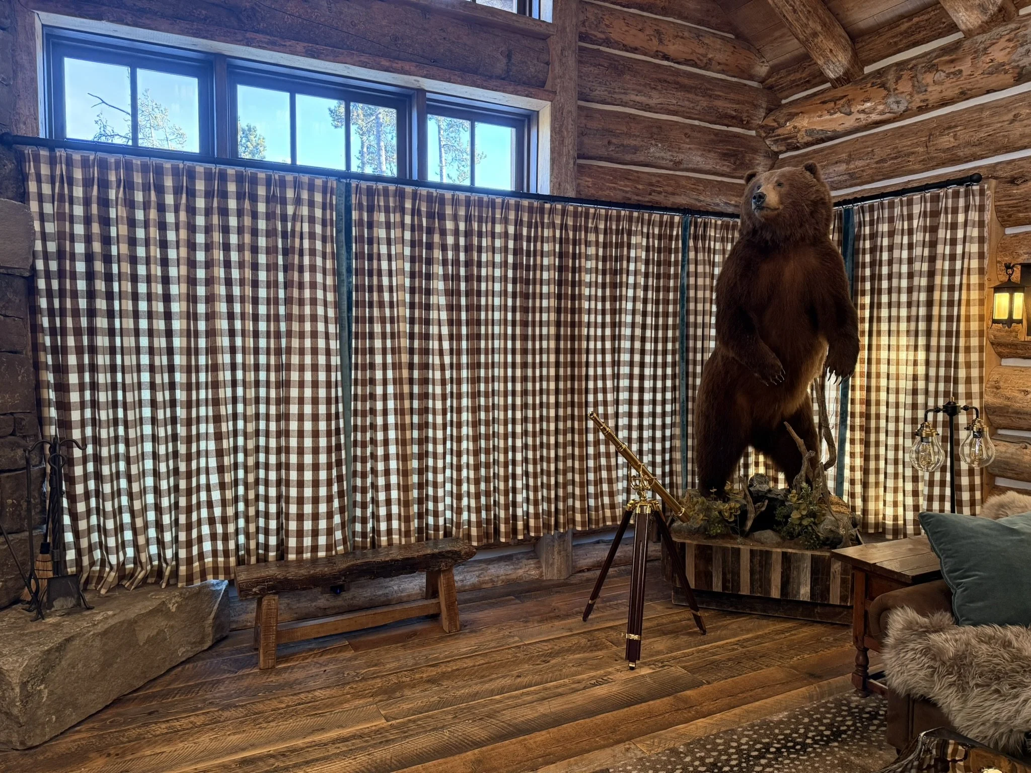 Light Filtering Drapery | Yellowstone Club, Big Sky