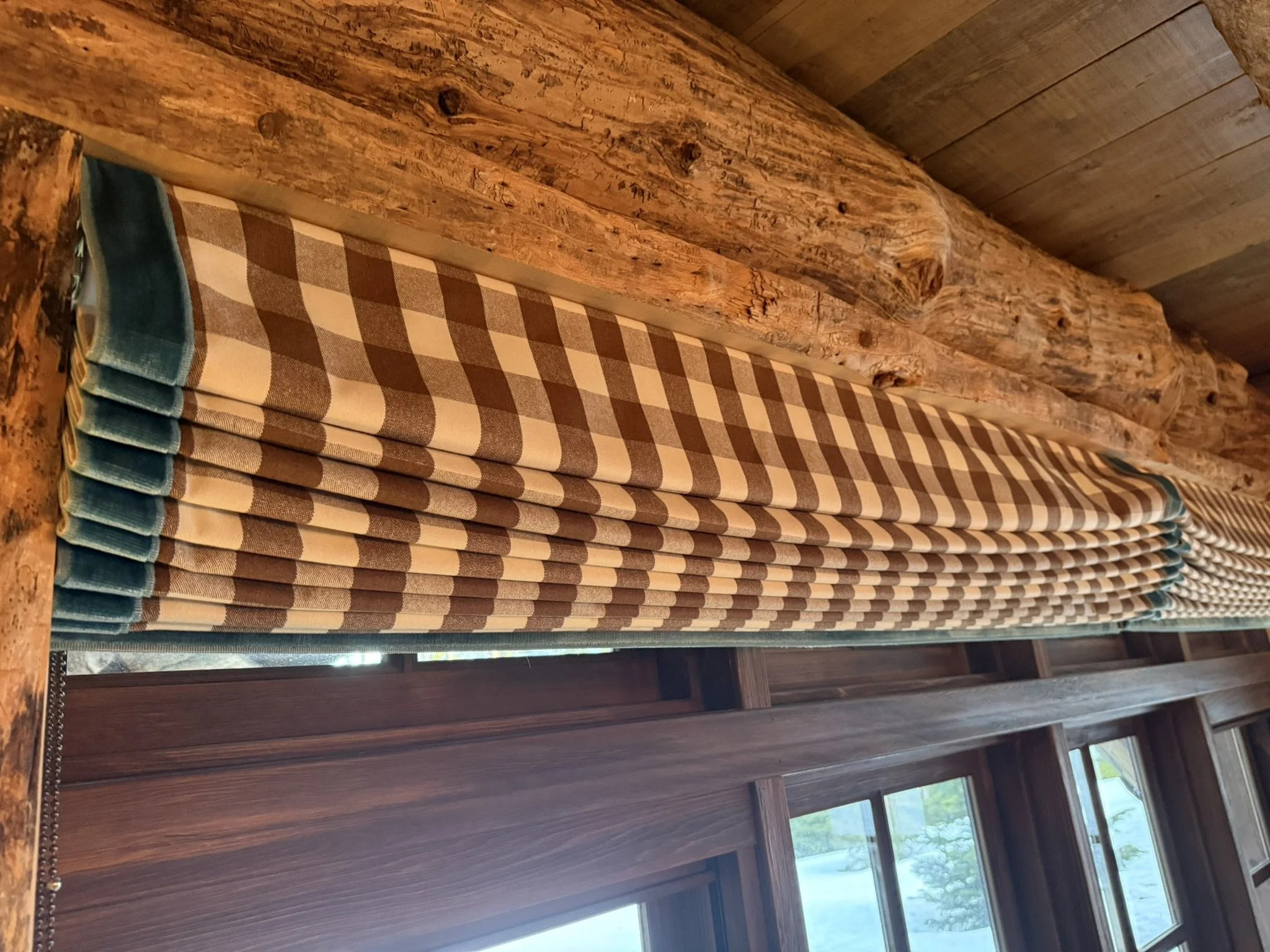 Roman Shades in Yellowstone Club