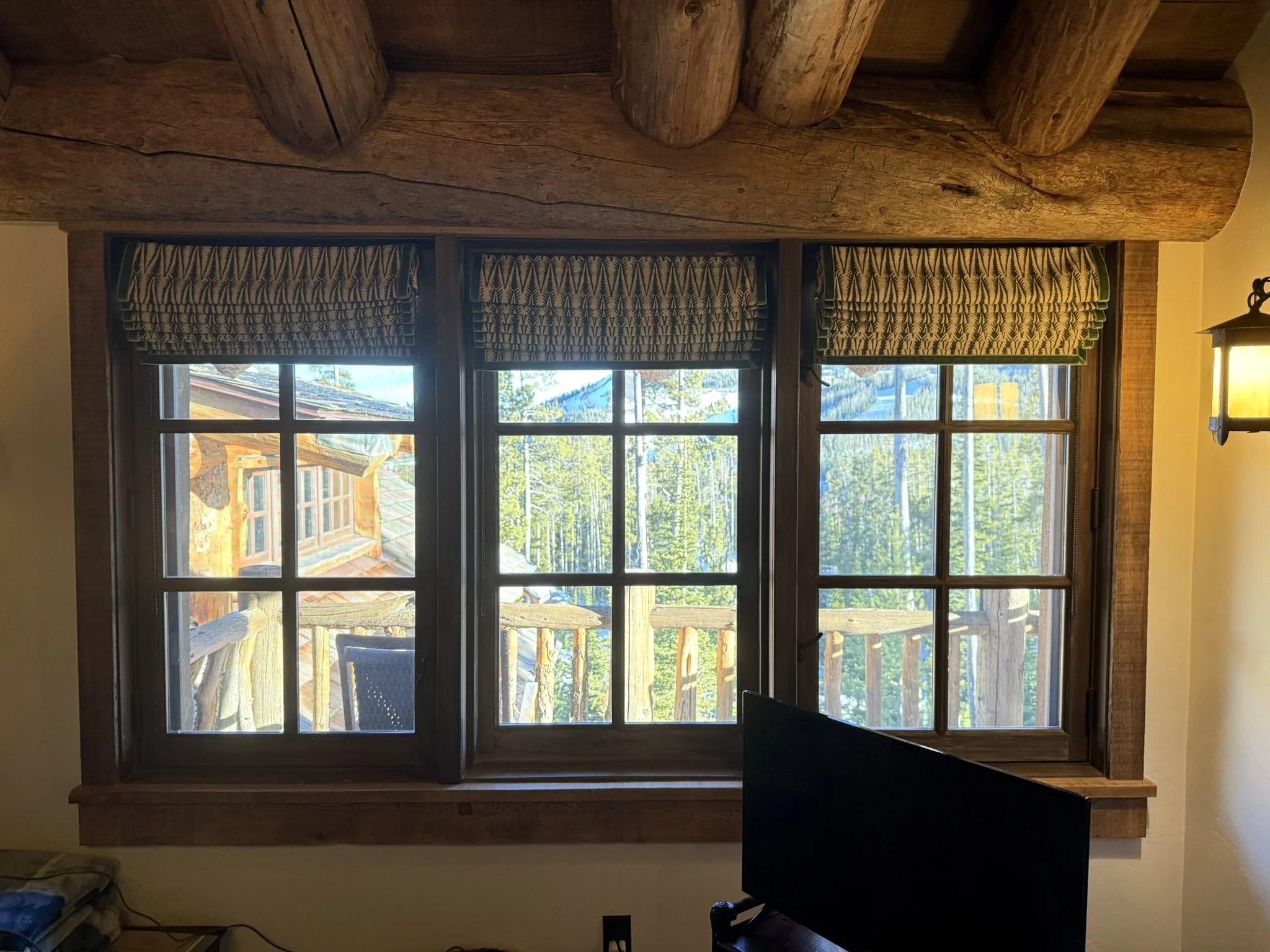 Roman Shades in Yellowstone Club