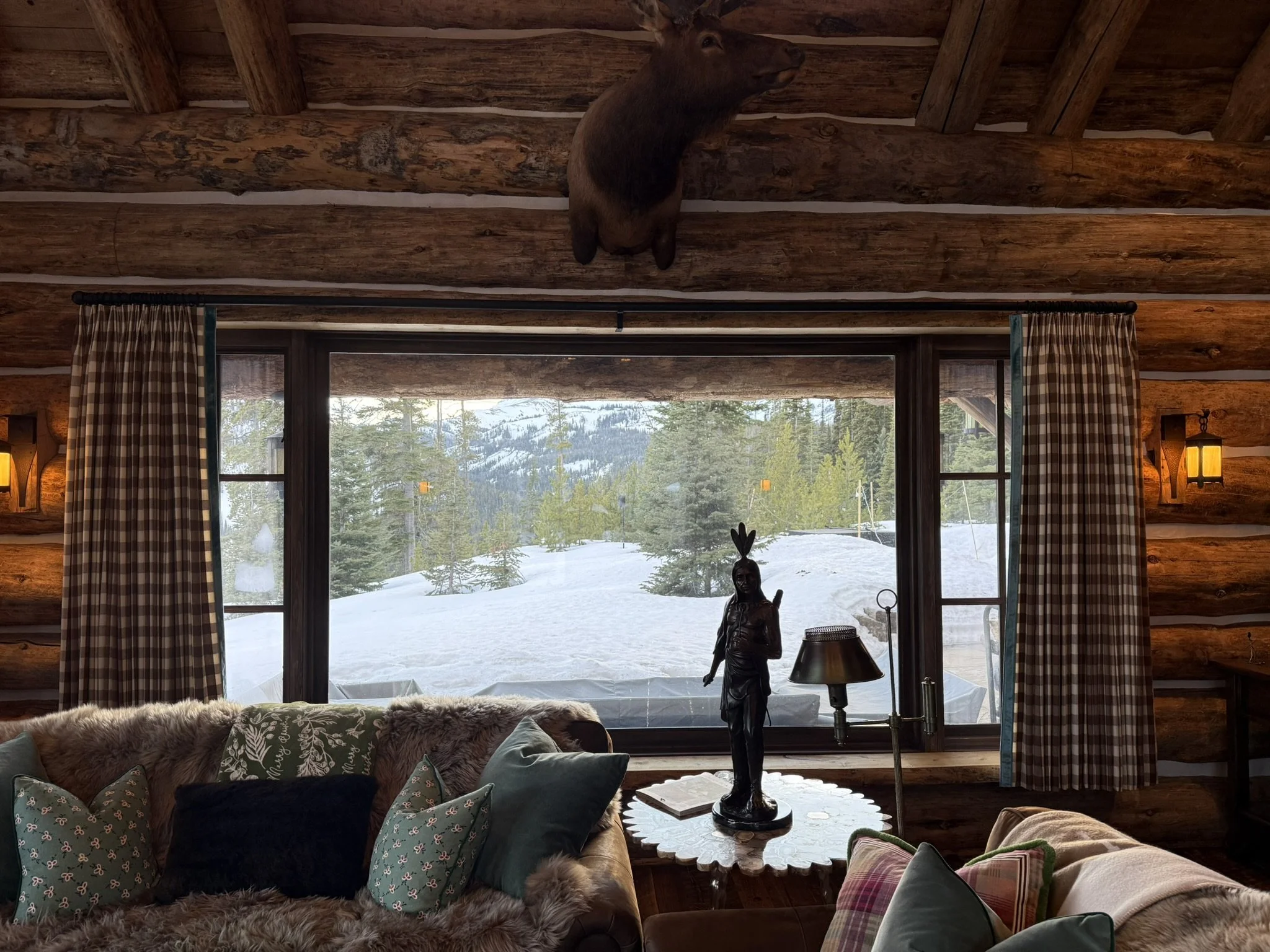 Light Filtering Drapery | Yellowstone Club, Big Sky