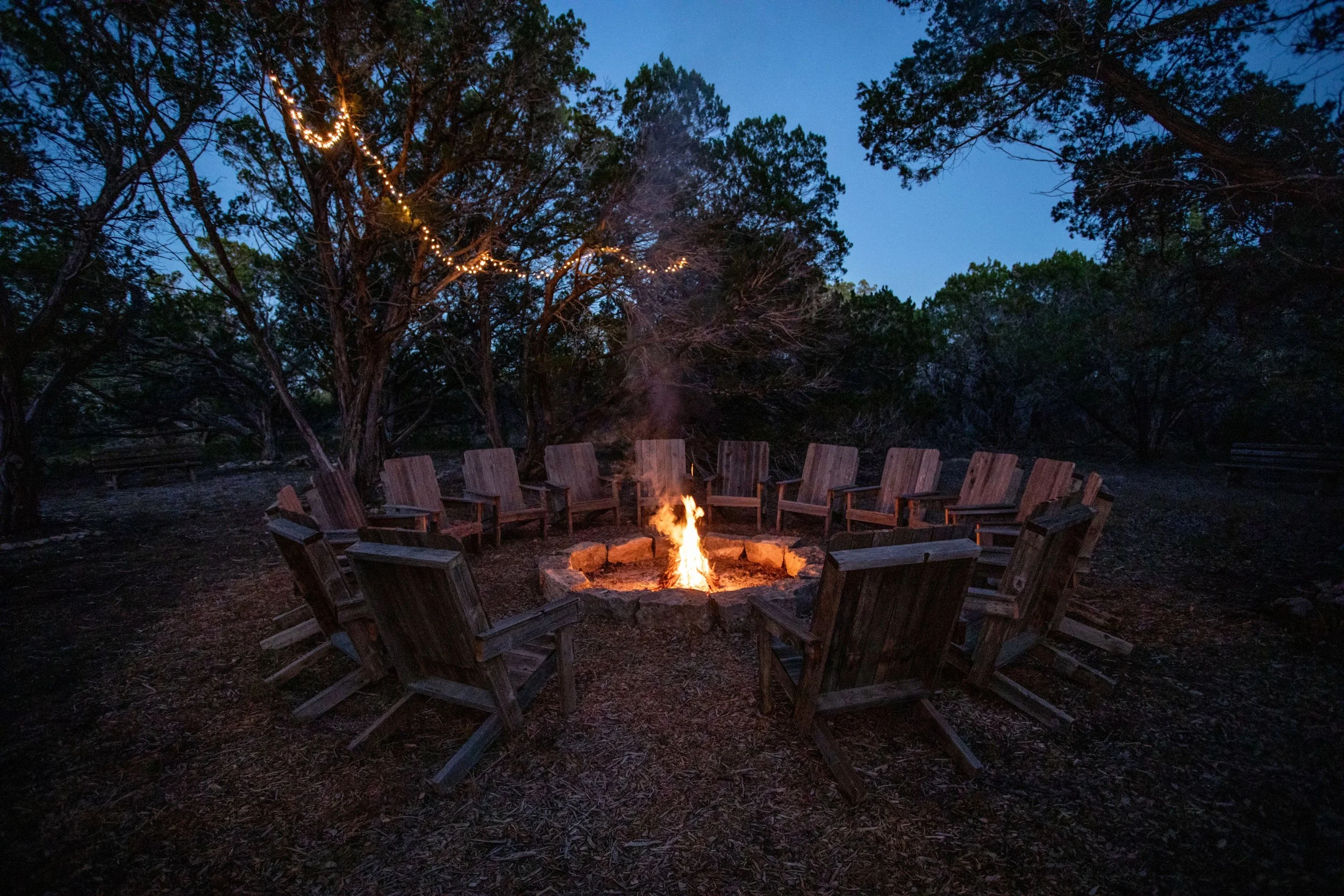 The firepit is close by