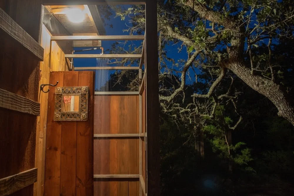 outdoor shower