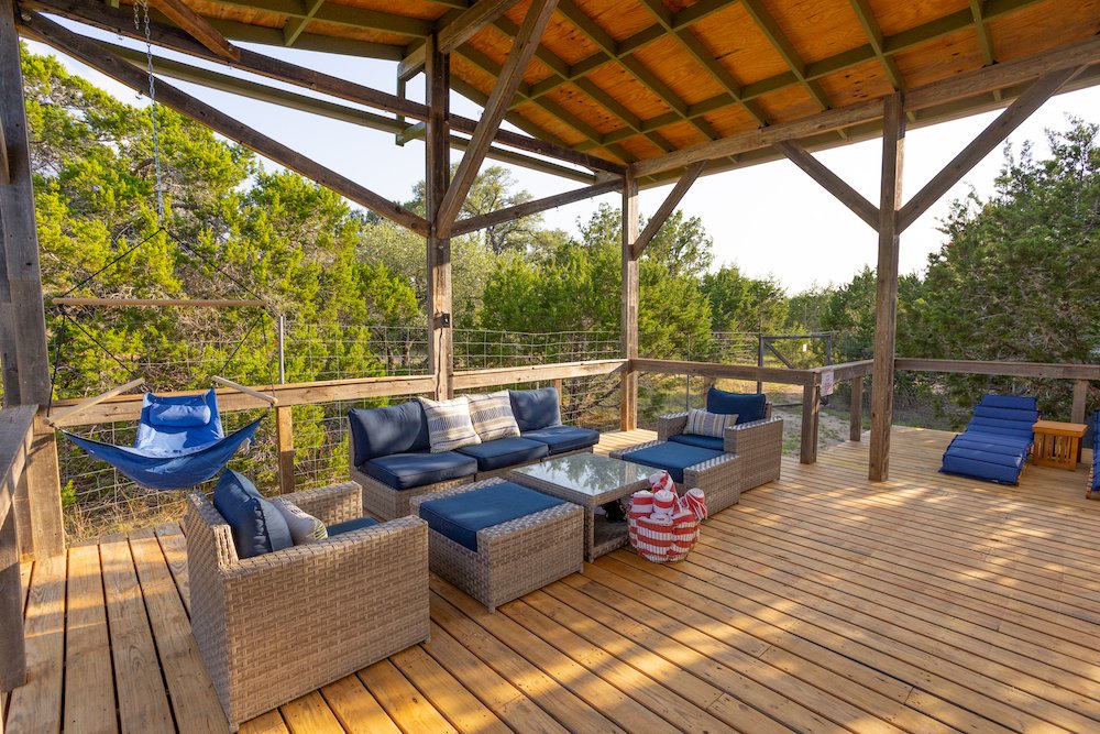 There are plenty of lounge chairs and seating. 