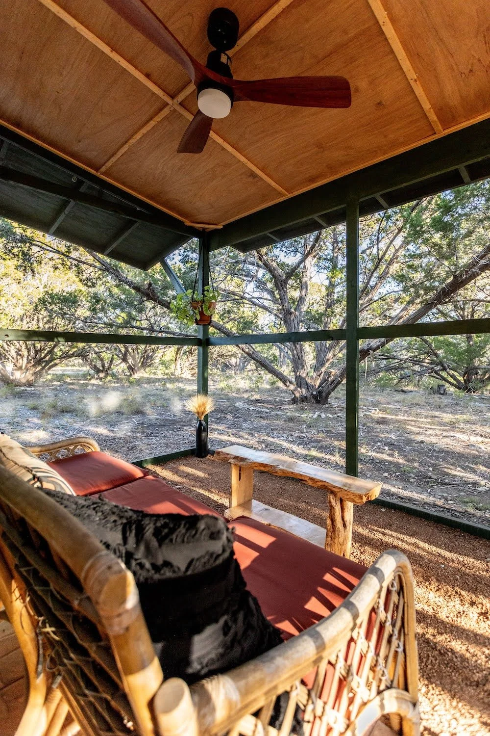 screened in back porch