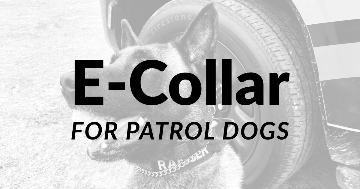 E-Collar for Patrol Dogs