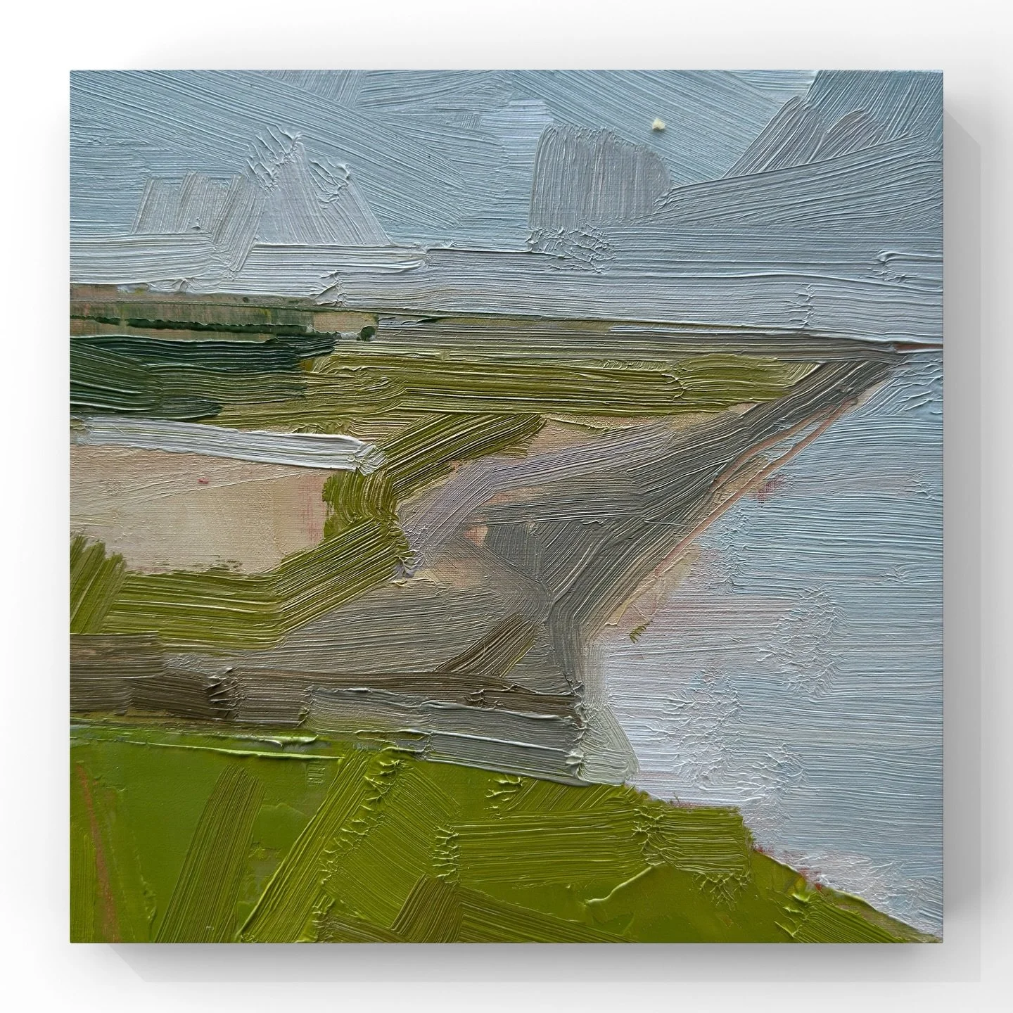 For the first time in over 35 years, I picked up oil paints again.
I took part in a Sea/Land/Sky workshop with @richard.k.blades_art at The Point Art School, such an inspiring experience and a great way to reconnect with the medium.

These pieces wer