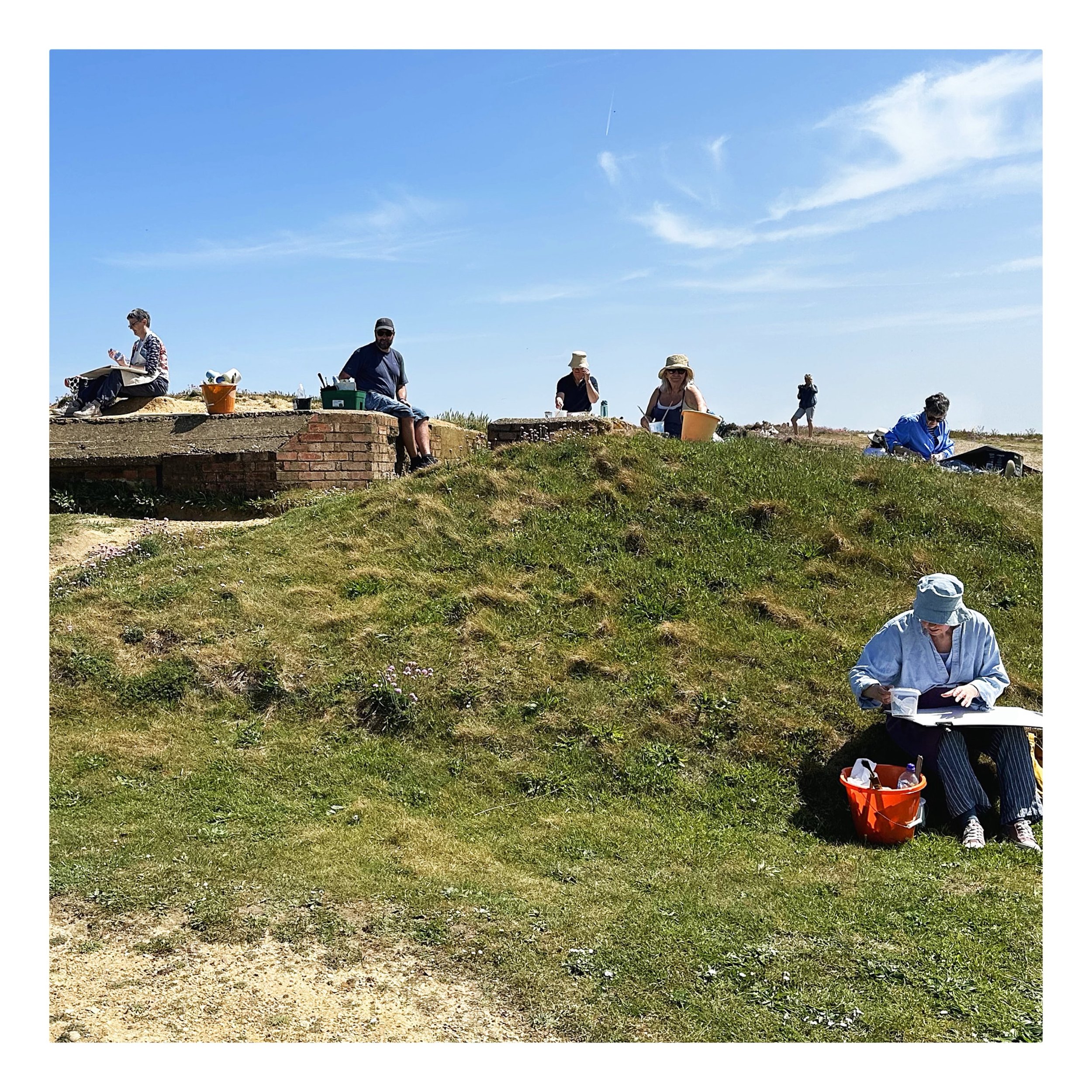 I had a fantastic time teaching The Abstracted Landscape in Weybourne last Saturday. The sun shone, and so did everyone&rsquo;s work! Here&rsquo;s a selection of the amazing work created during the workshop. 

A huge thank you to everyone who came al