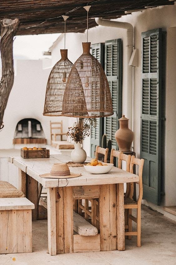 Renvar terraza con estilo bohemio