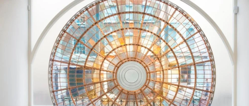 Architectural ceiling at London Claremont Clinic