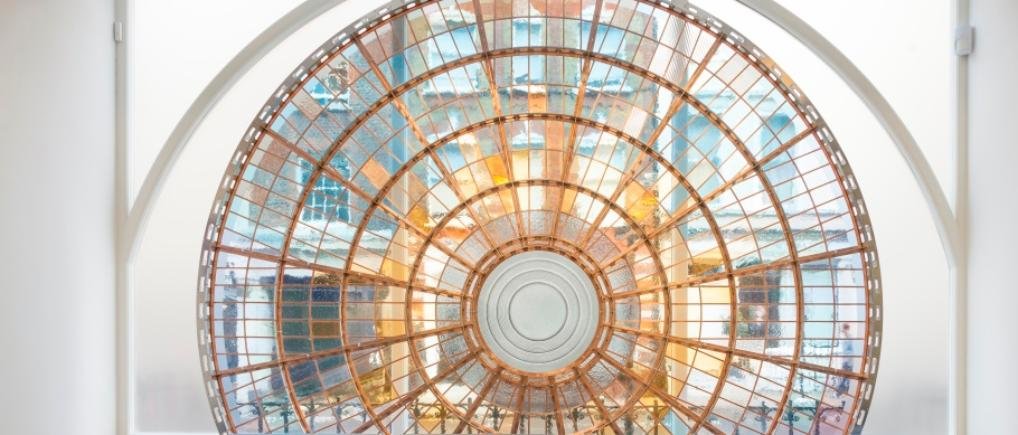 Architectural ceiling at London Claremont Clinic