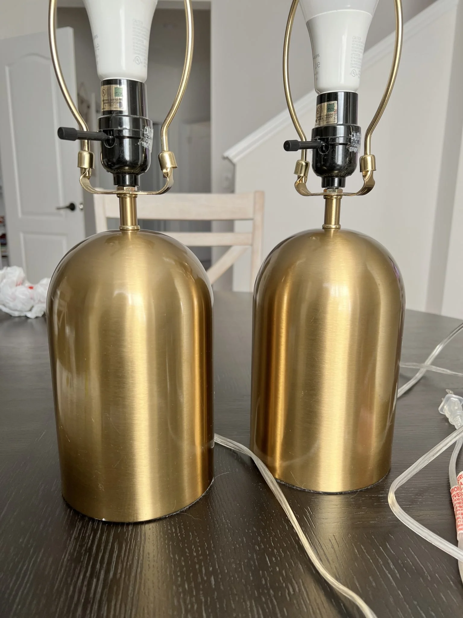 How To Paint Metal Lamps Master Bedroom Refresh —