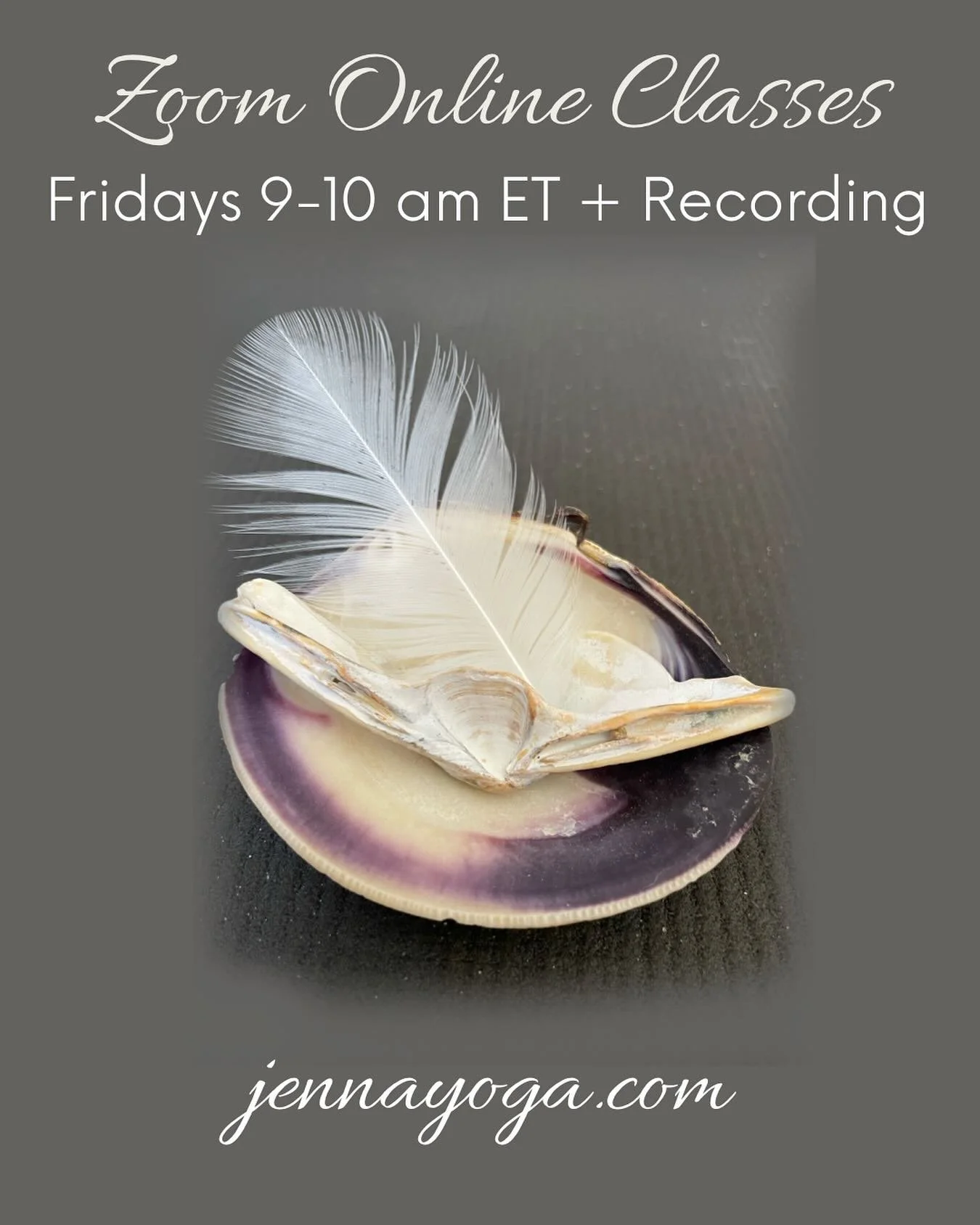 Let&rsquo;s practice together from wherever you are 🩶. Class recordings are emailed to everyone and available to watch for a full week.