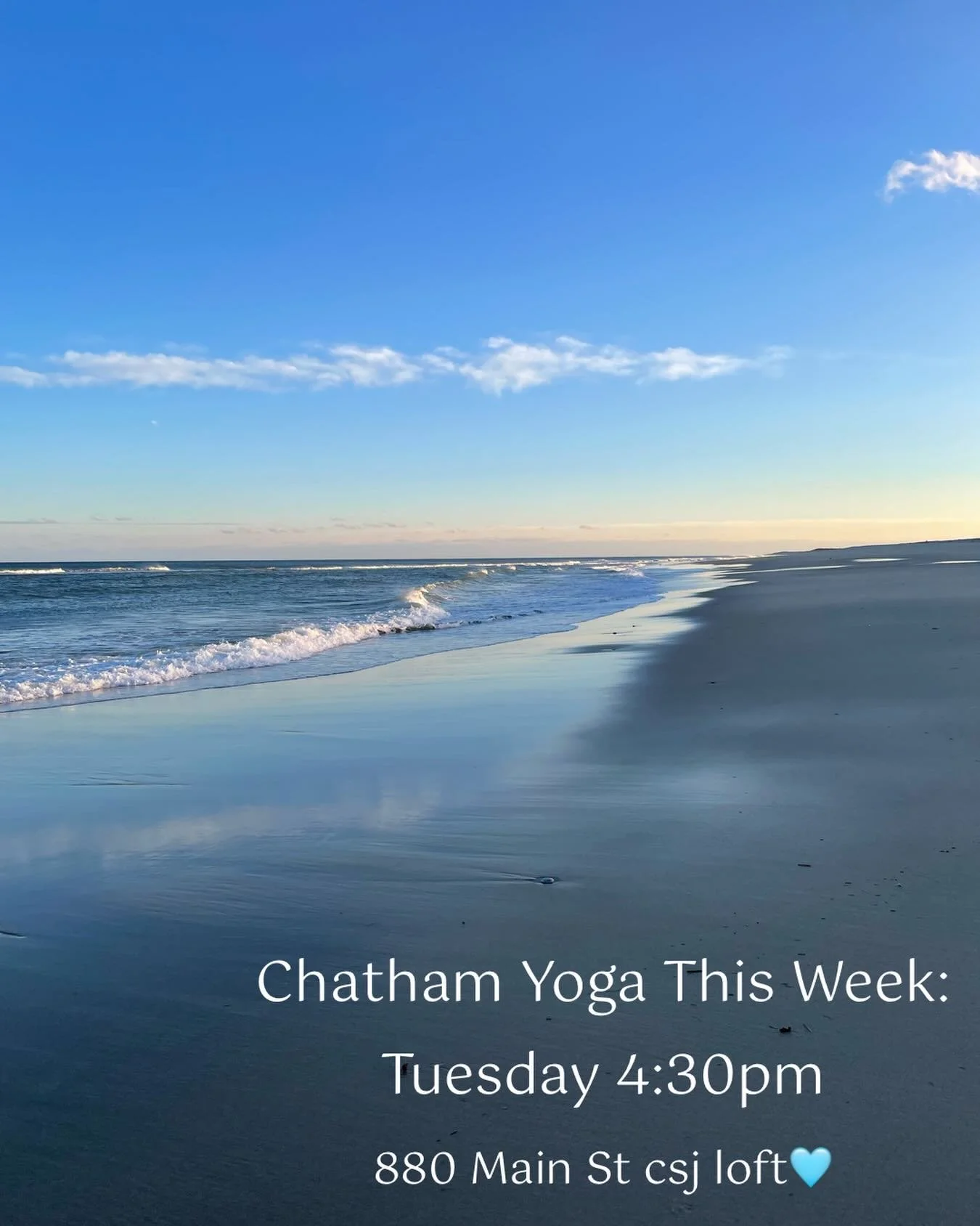 Letting 2025 go with the outgoing tide&hellip;join me for class in chatham this week.