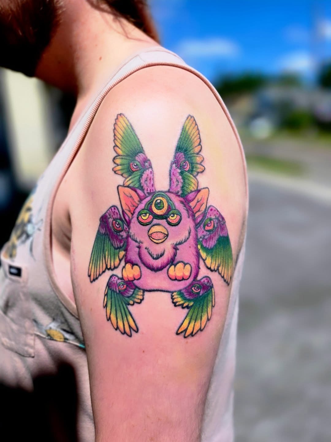 Maybe she's born with it, maybe she's straight out of my nightmares. Maybe she sees right through us all.

I'm grateful for the opportunity to do what I could on this piece. We did the linework a whole two years ago. 
.
.
.
.
.
.
.
.
.
.
.
.
.
.
#syr