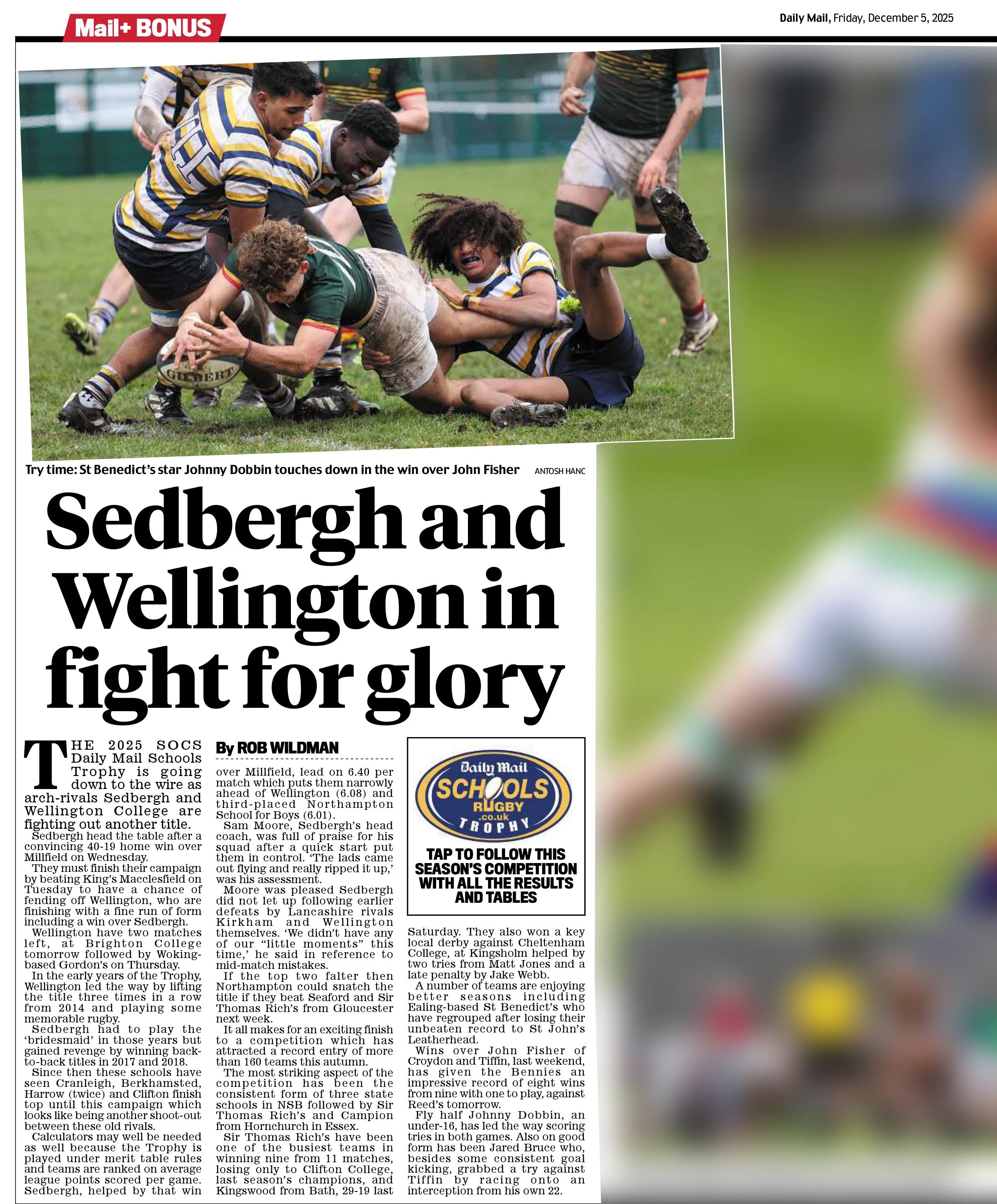 2025 - 5th December - Daily Mail