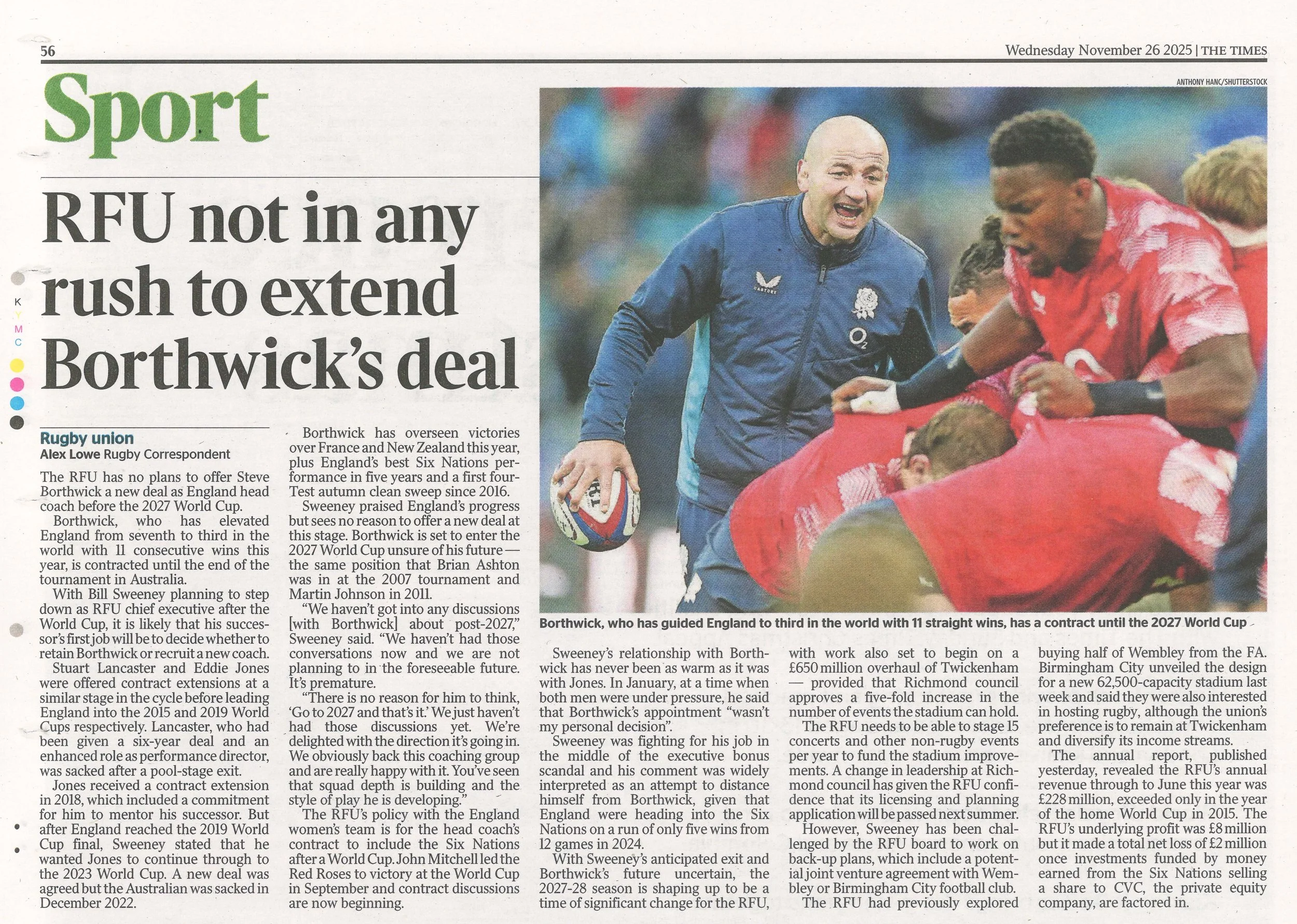 2025 - 26th November - The Times
