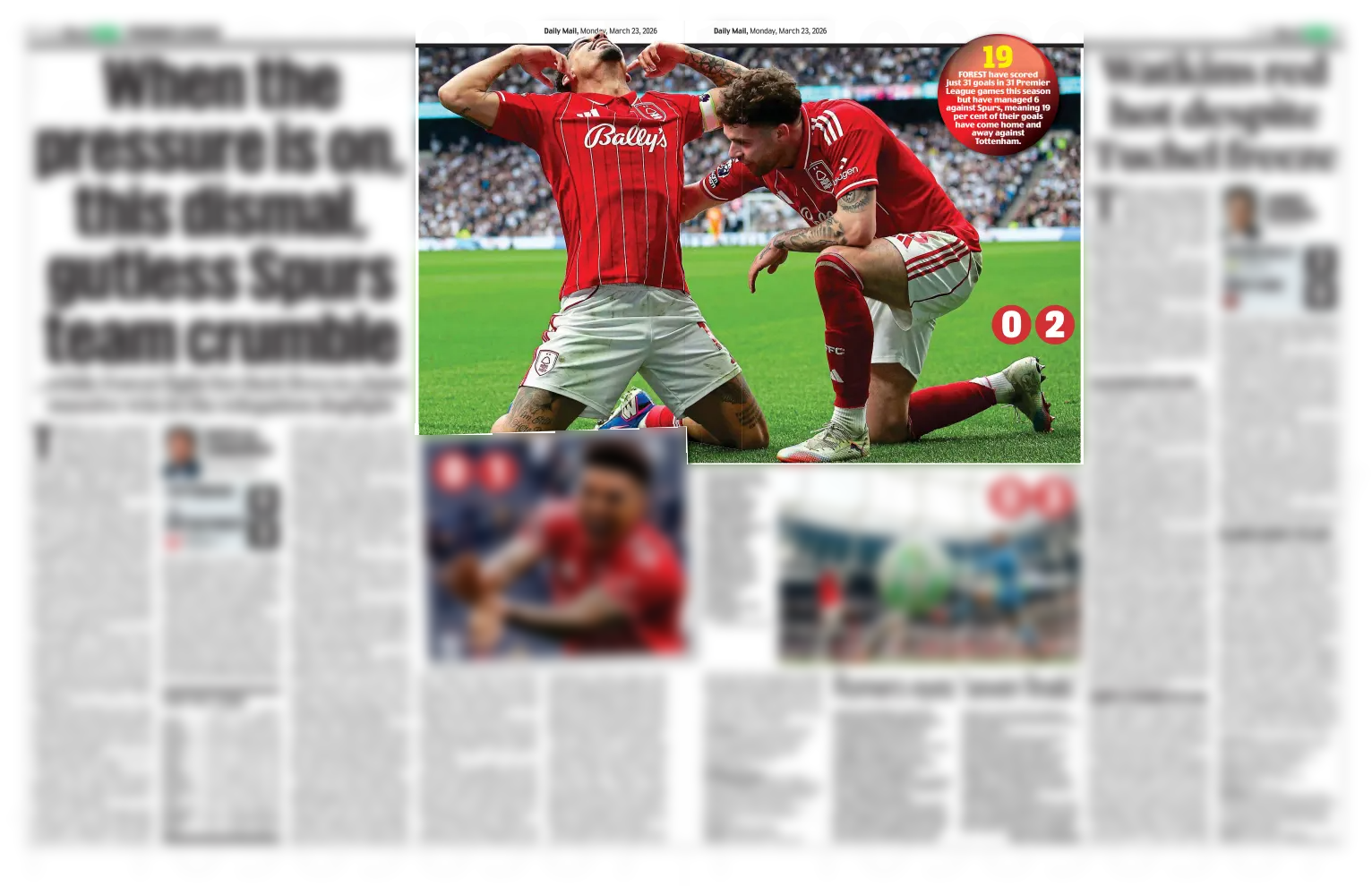 2026 - 23rd March - Daily Mail