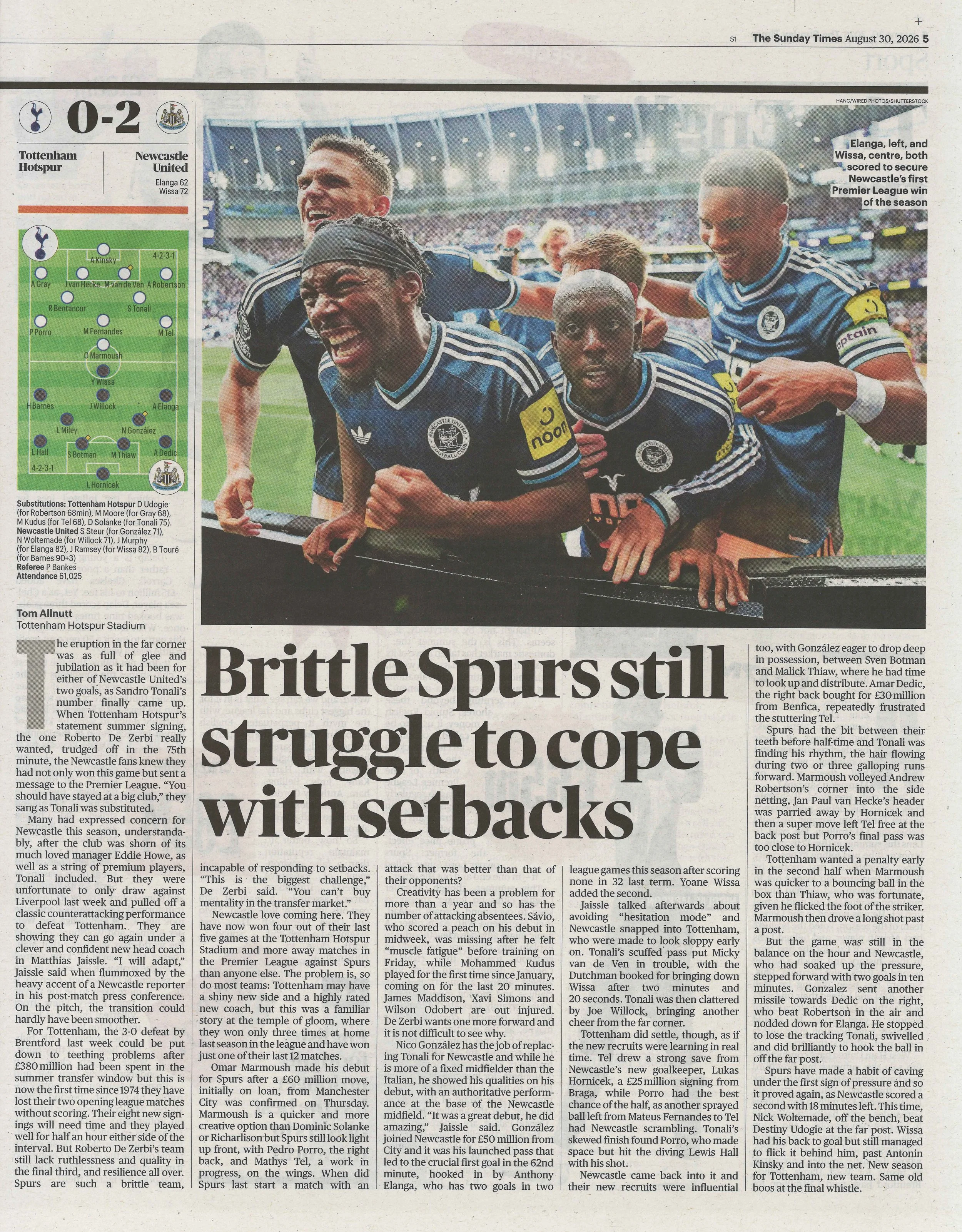 2026 - 30th August - The Times