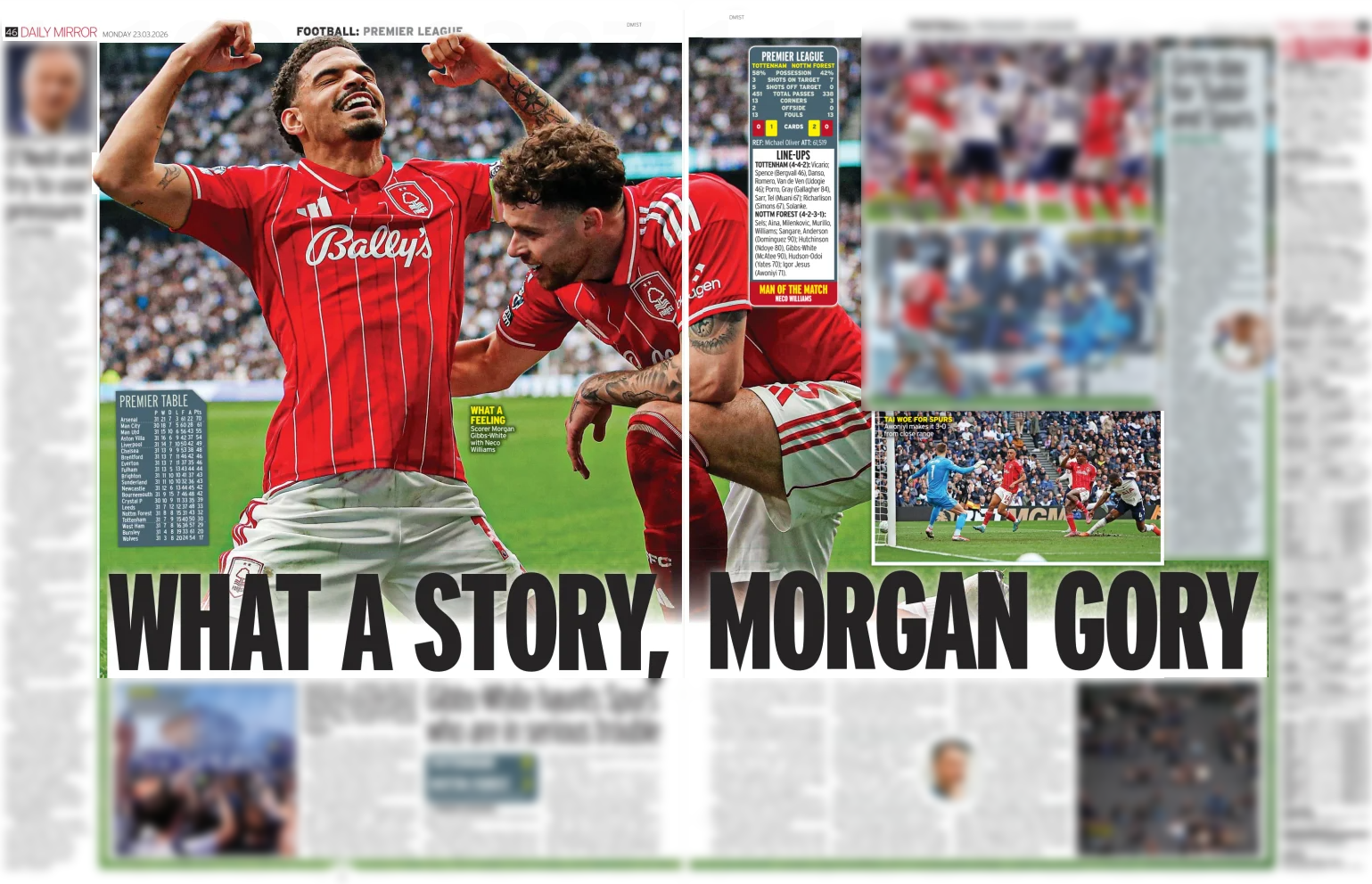 2026 - 23rd March - Daily Mirror