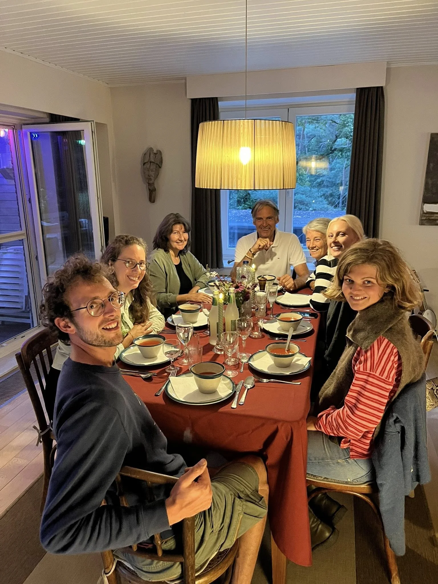 Apolo's Light team diner. Met Staf er bij! 